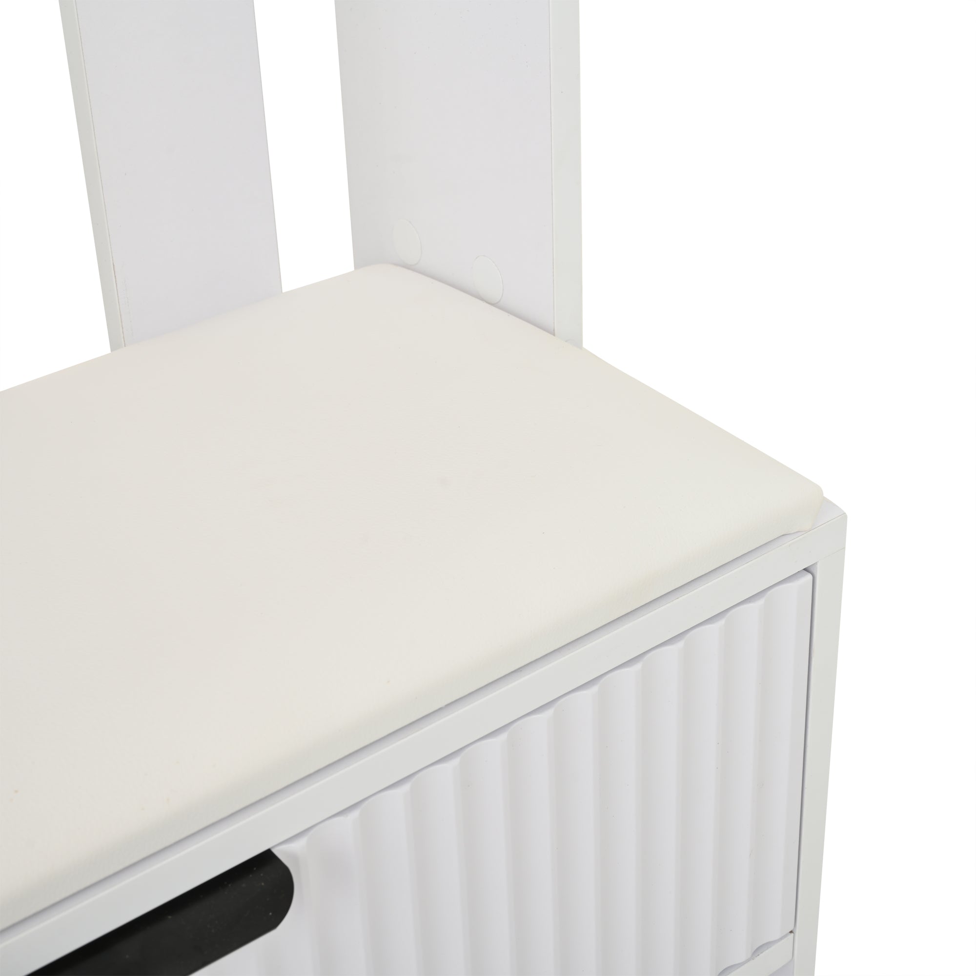 Logidon Kledingkast 6in1 Wit 100x30x180 cm Schoenenbankopberger