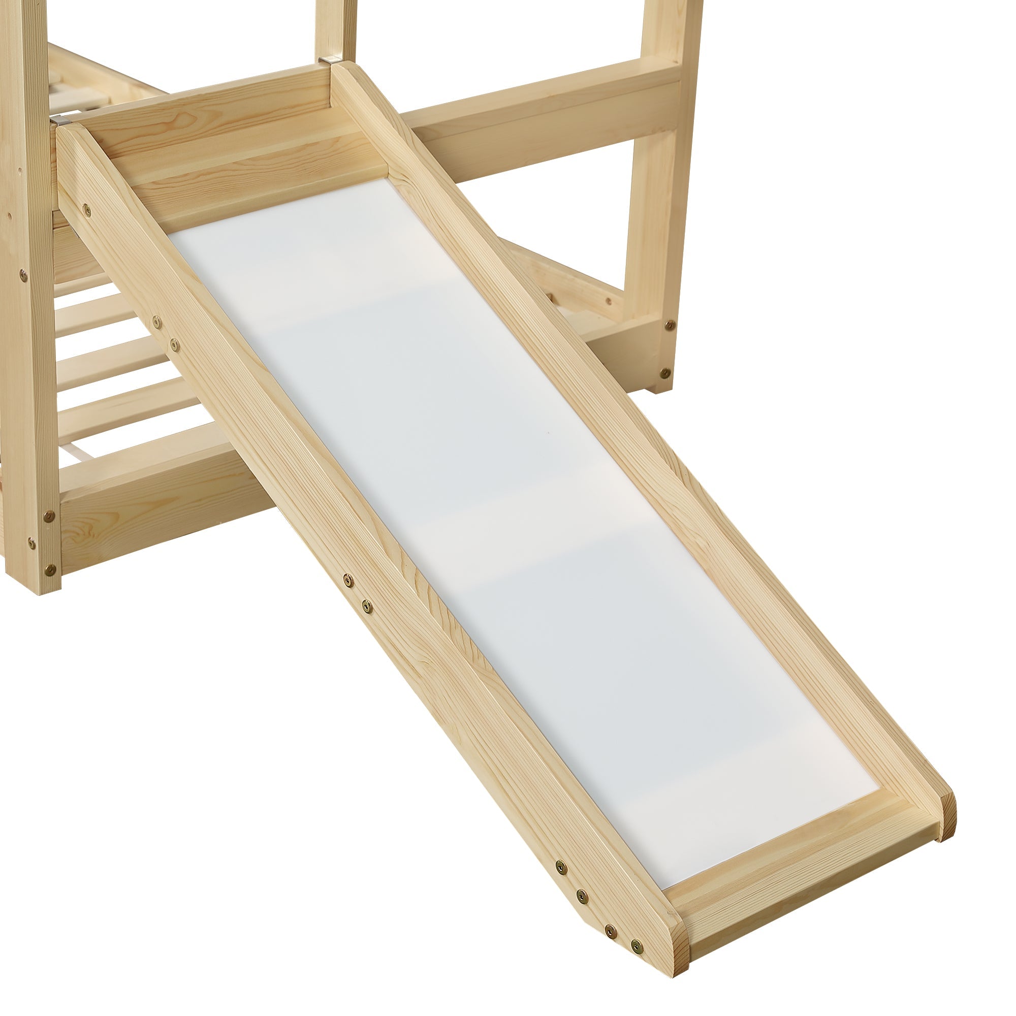 Logidon Kinderbed Met Schuifdak Design 90x200 Naturel