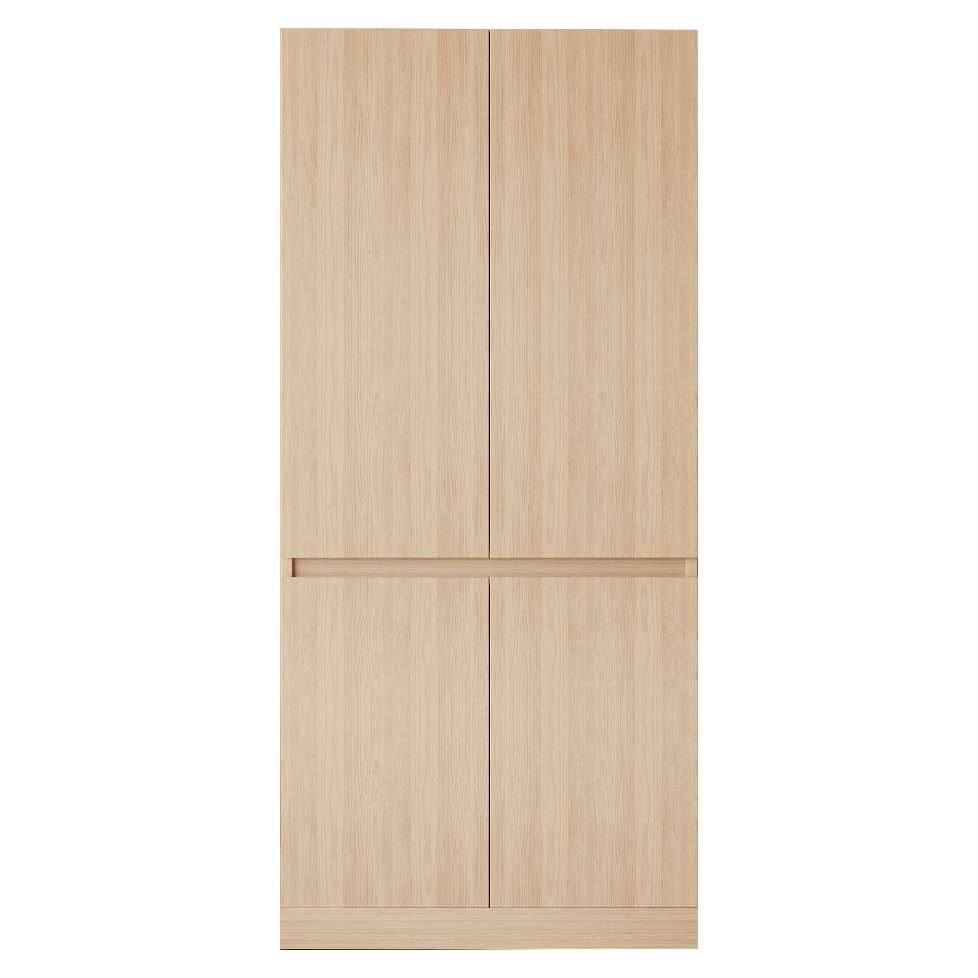 Logidon kledingkast 70x40x170 cm dubbele deur design houtkleur