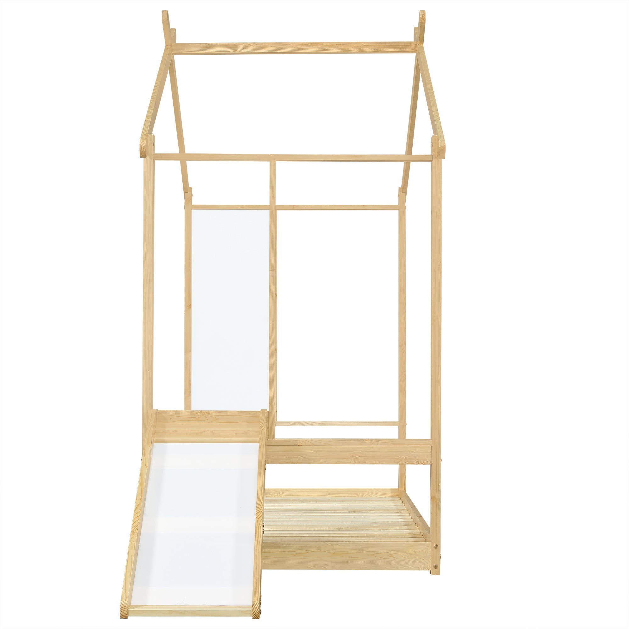 Logidon Kinderbed Met Schuifdak Design 90x200 Naturel