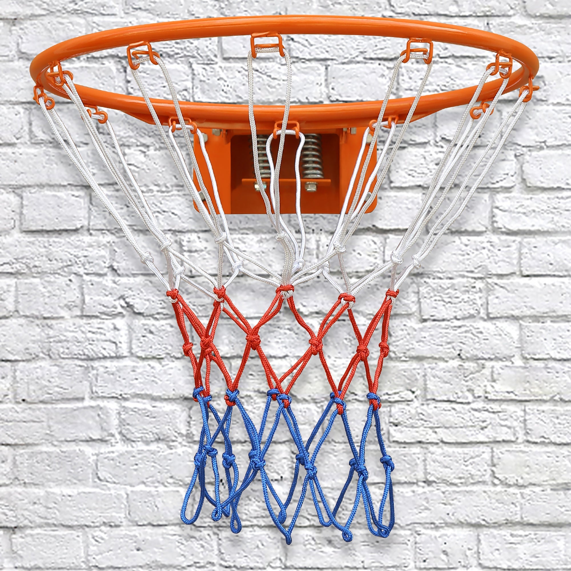 Logidon Basketbalring Met Dubbele Veer 4 Punts Stabilisatie Oranje