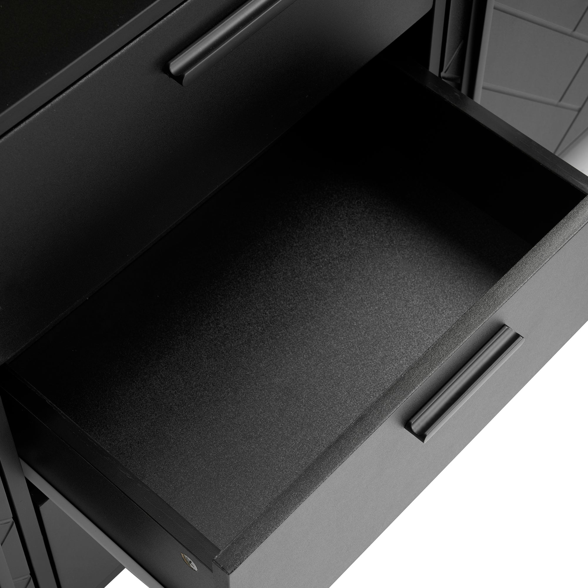 Logidon dressoir met visgraatmotief, 2 deuren en 3 lades