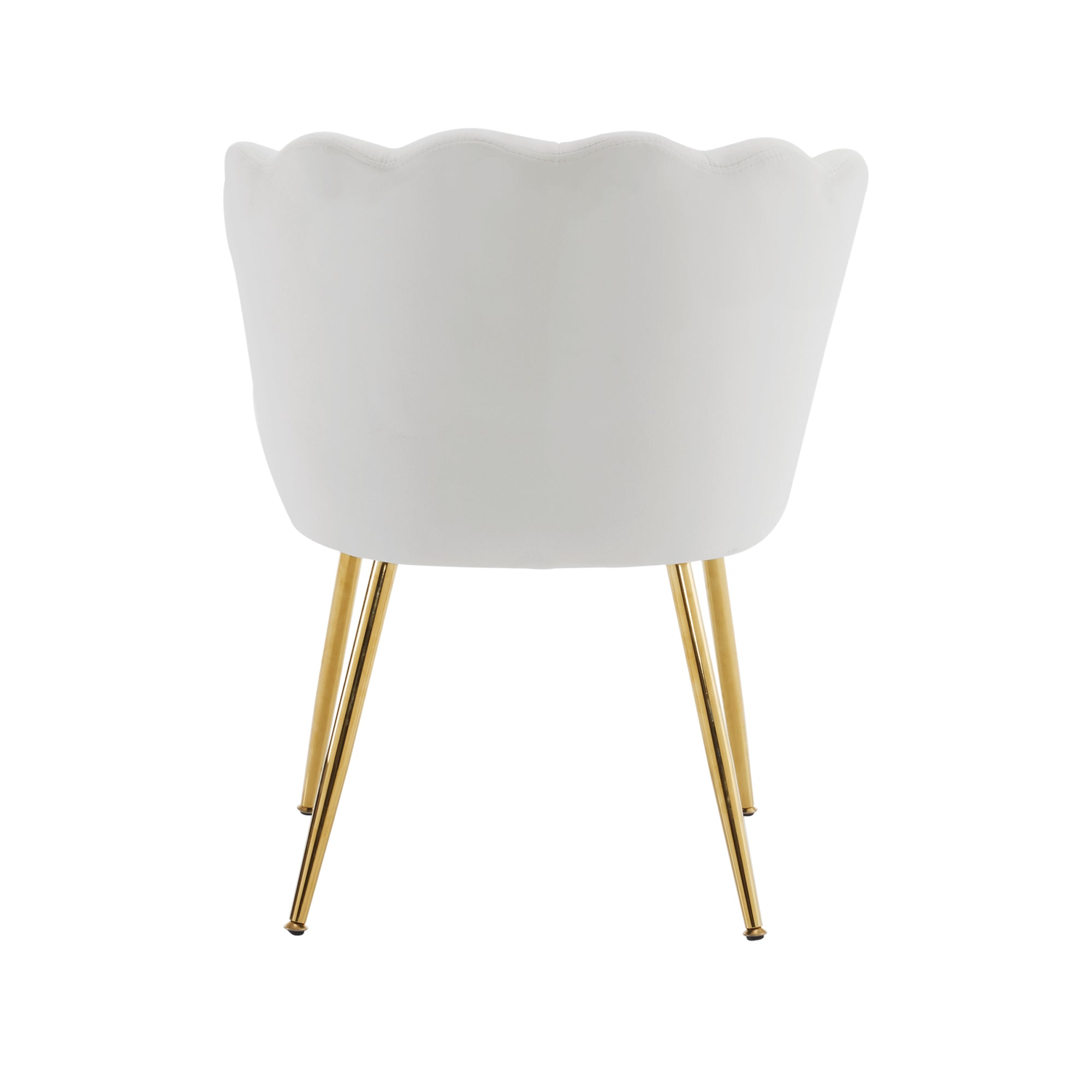 Logidon Moderne Fluwelen Fauteuil Beige Met Gouden Poten