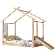 Logidon Kinderbed Met Schuifdak Design 90x200 Naturel