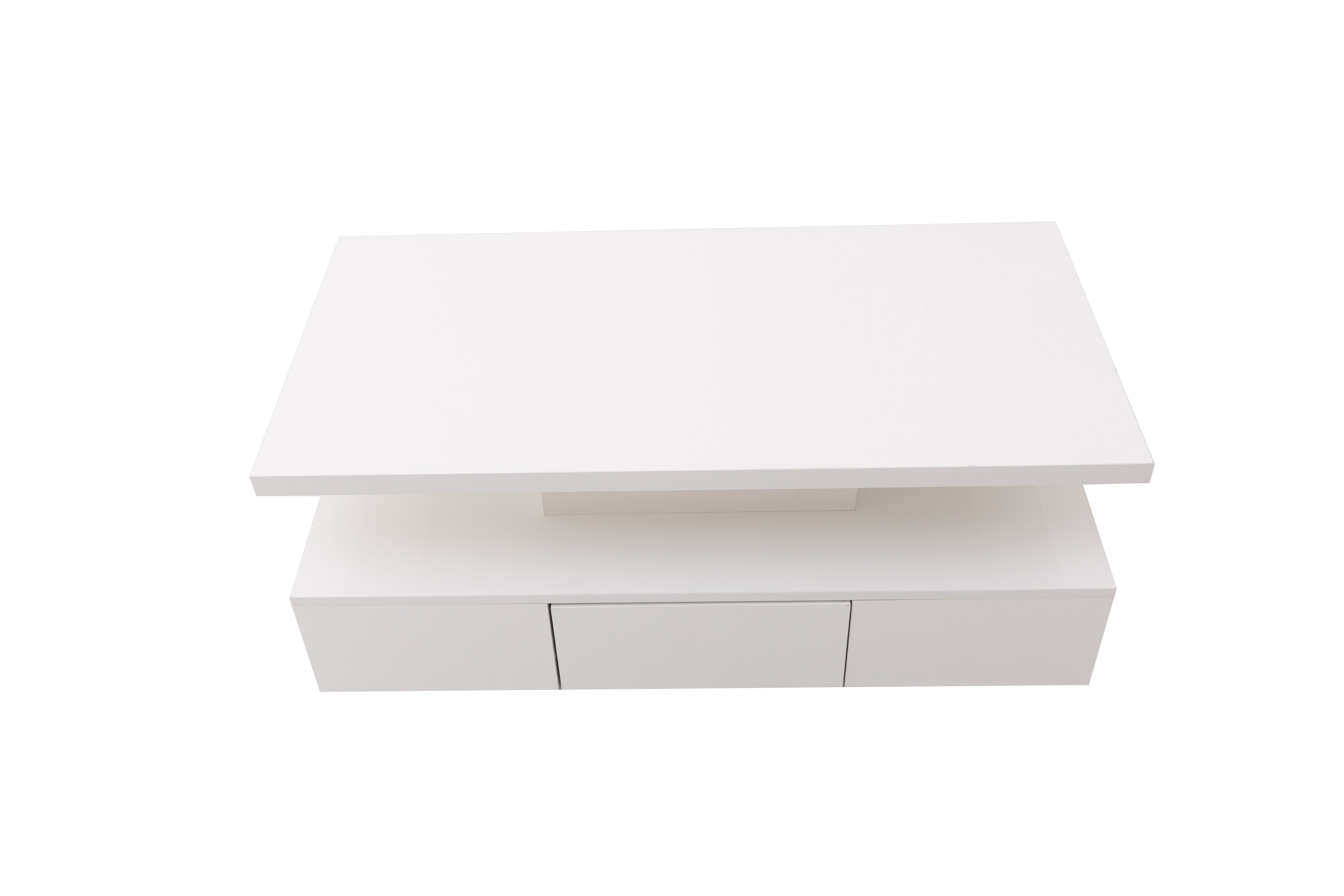 Logidon salontafel hoogglans wit met LED verlichting 100x50x39 cm