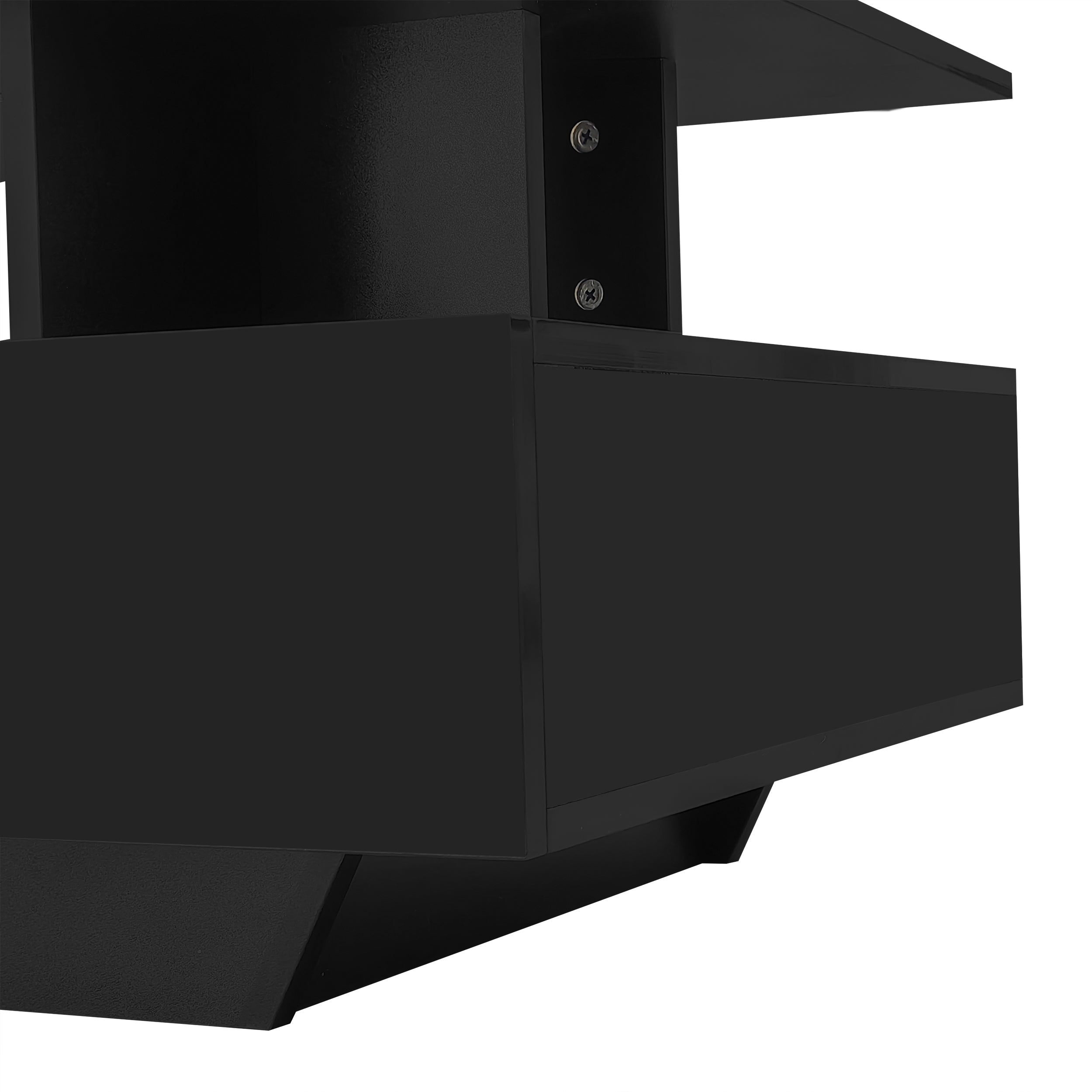 Logidon LED-verlichting salontafel met 2 lades 90x55x41 cm