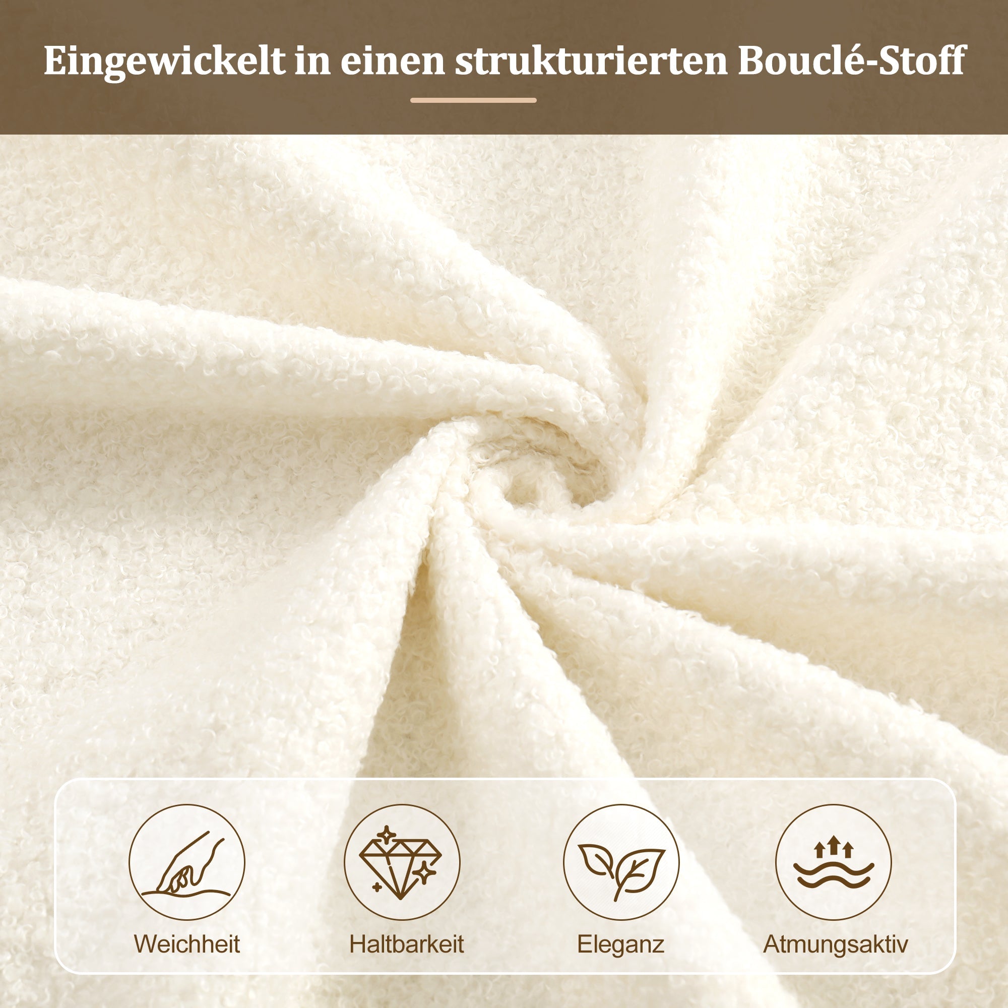 Logidon Hydraulisch Kinderbed 90 x 200 cm met Opbergruimte Beige Bouclé
