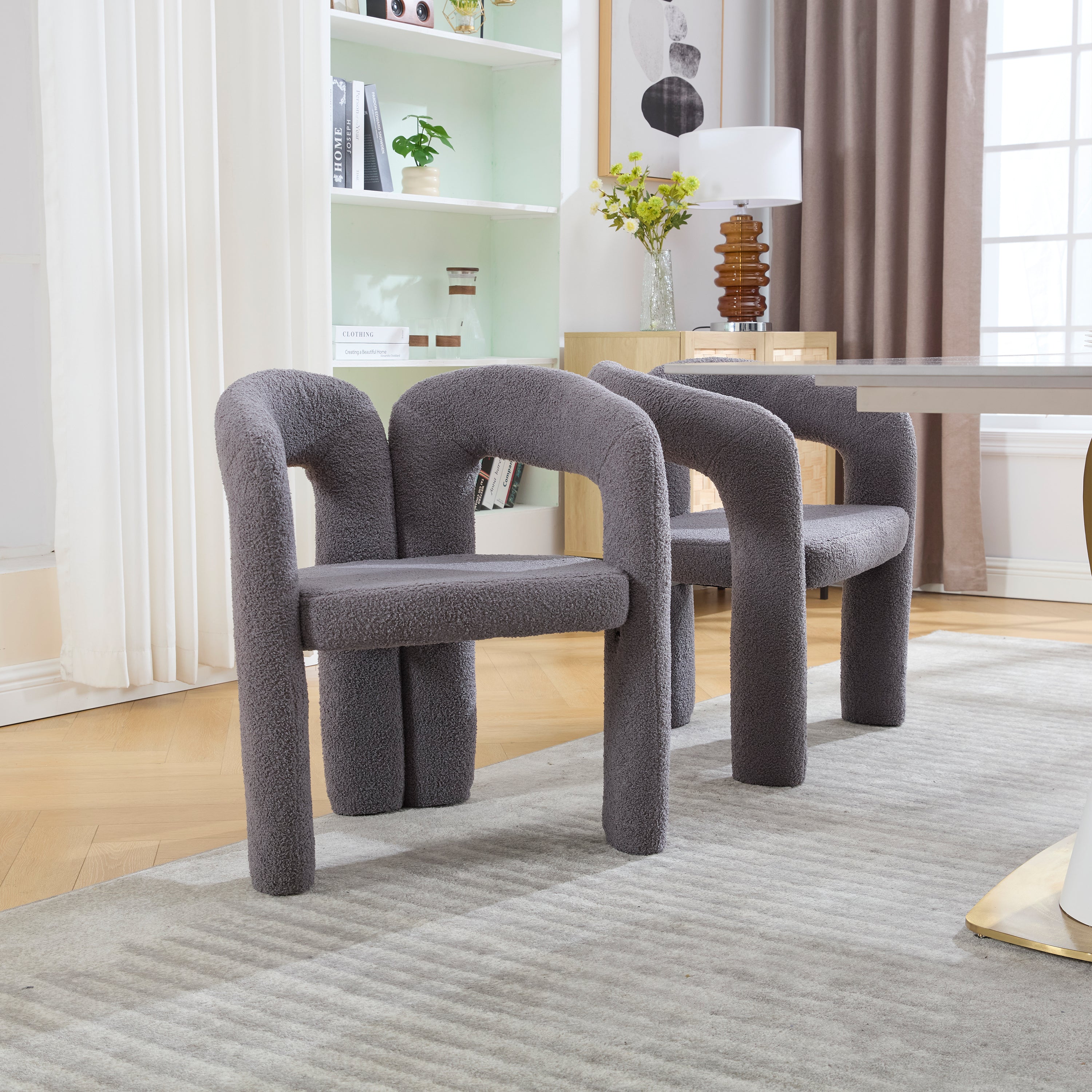 Logidon Premium Teddystoel met Ergonomische Rugleuning