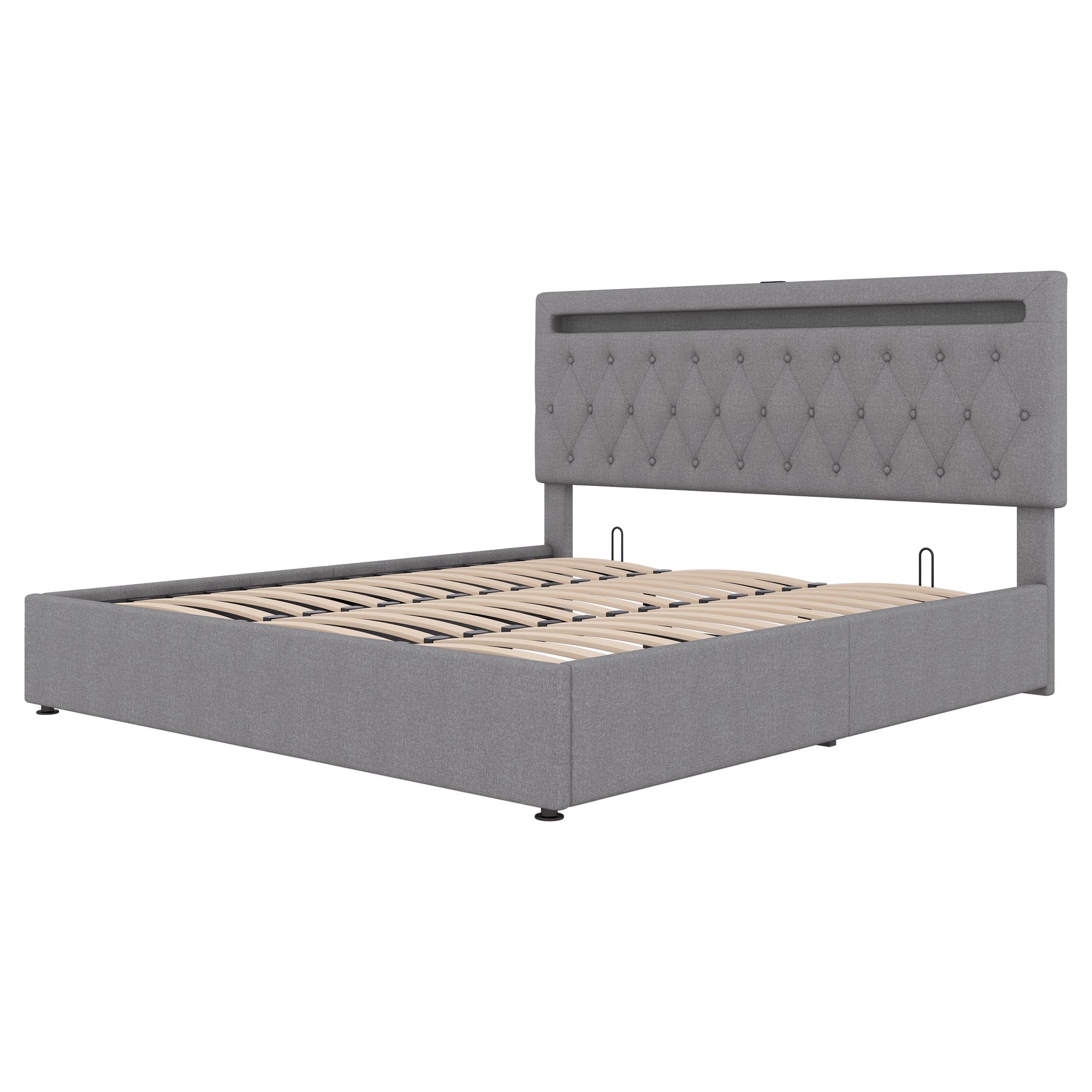 Logidon 180x200cm vlakbed met hydraulisch hefmechanisme LED