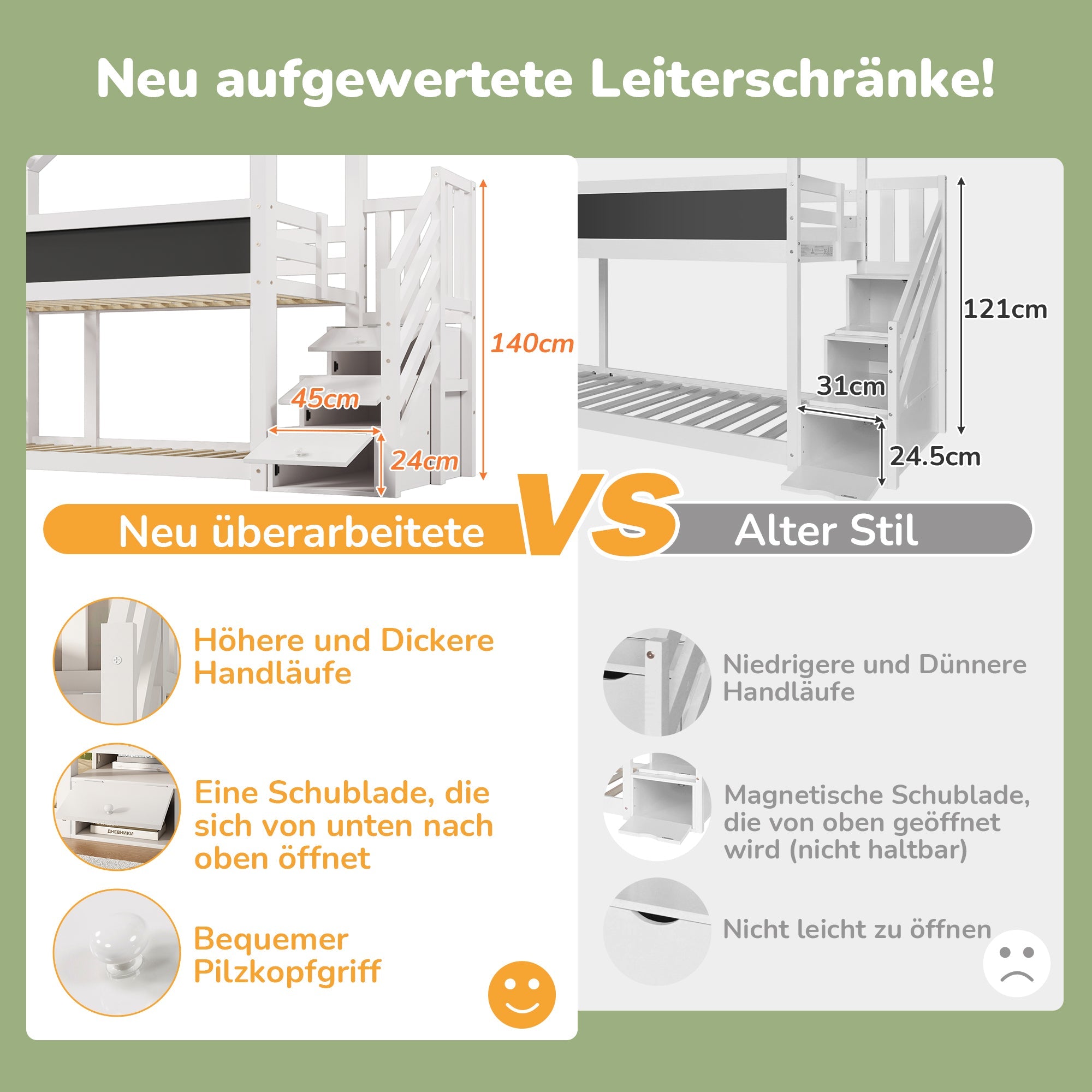 Logidon stapelbed boomhut 90x200 wit met schouw en opbergruimte