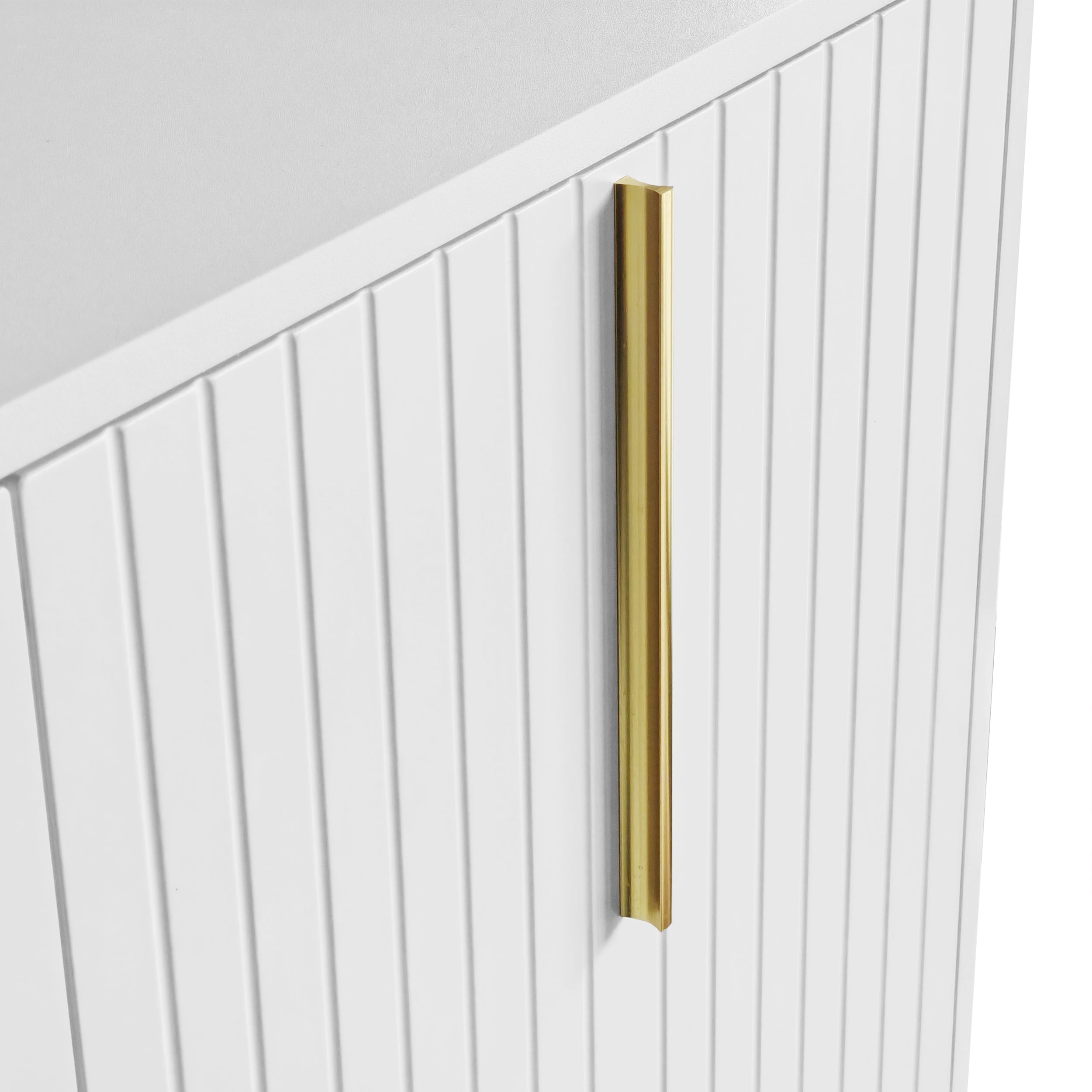 Logidon Dressoir 3 Deuren Met Verstelbare Planken Wit 138 x 40 x 80 cm