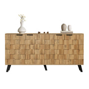 Logidon Modern dressoir vier deuren 160,5 x 35,5 x 78 cm