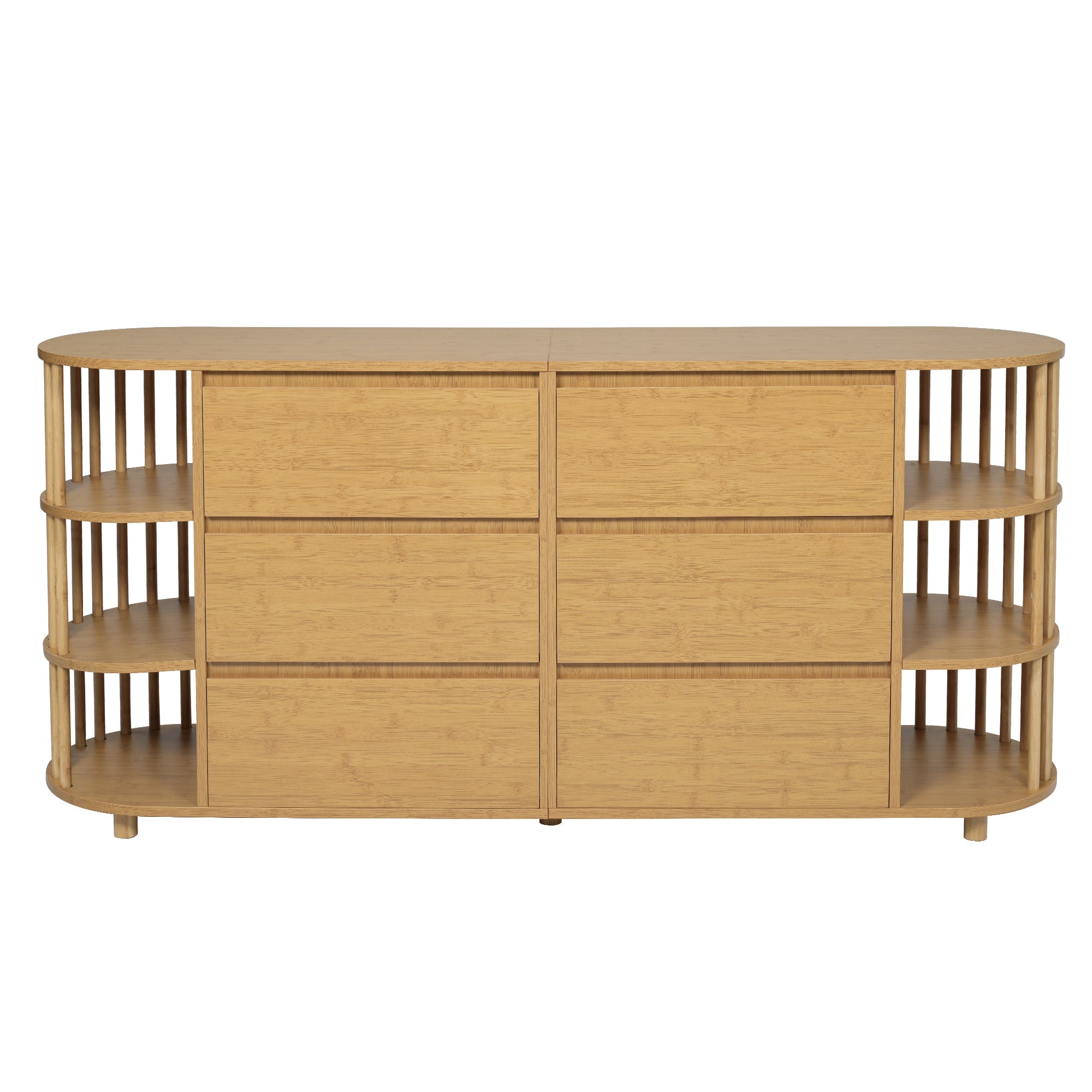 Logidon ladekast 160 cm eiken - Romeins design, 6 laden