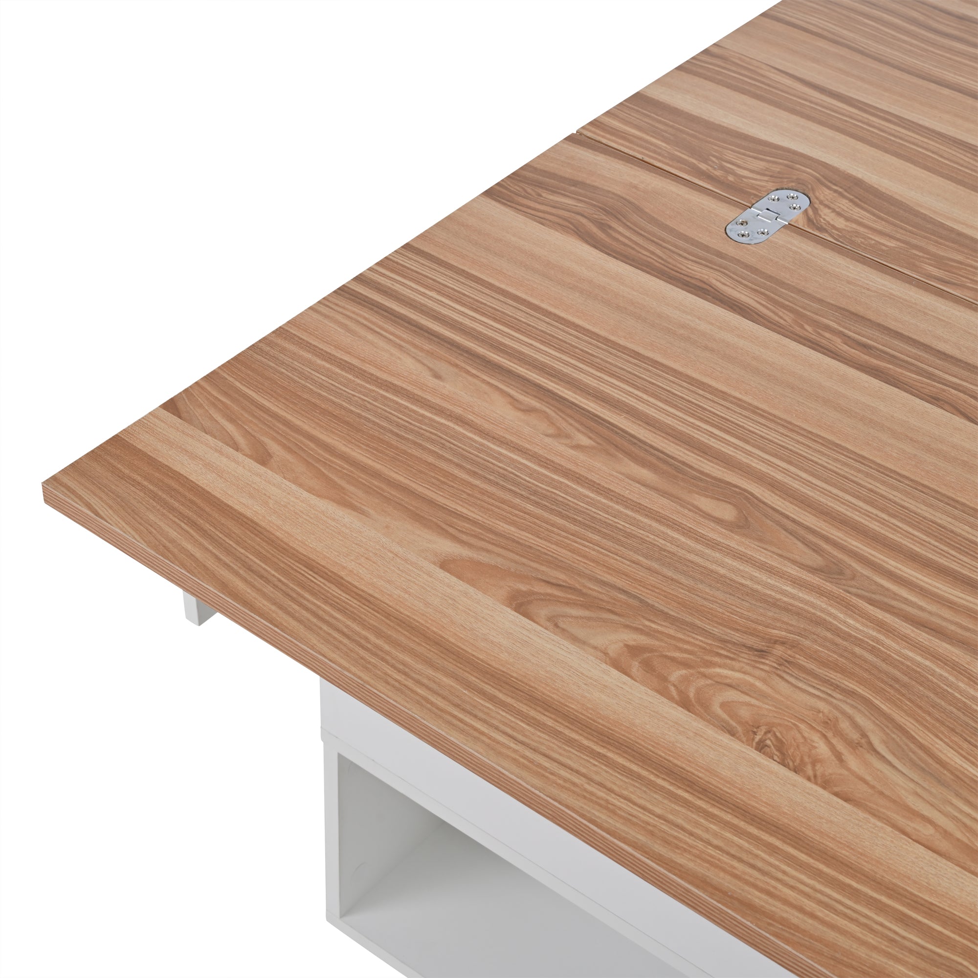 Logidon salontafel Lift Top 100x50 wit houtlook met 4 lades