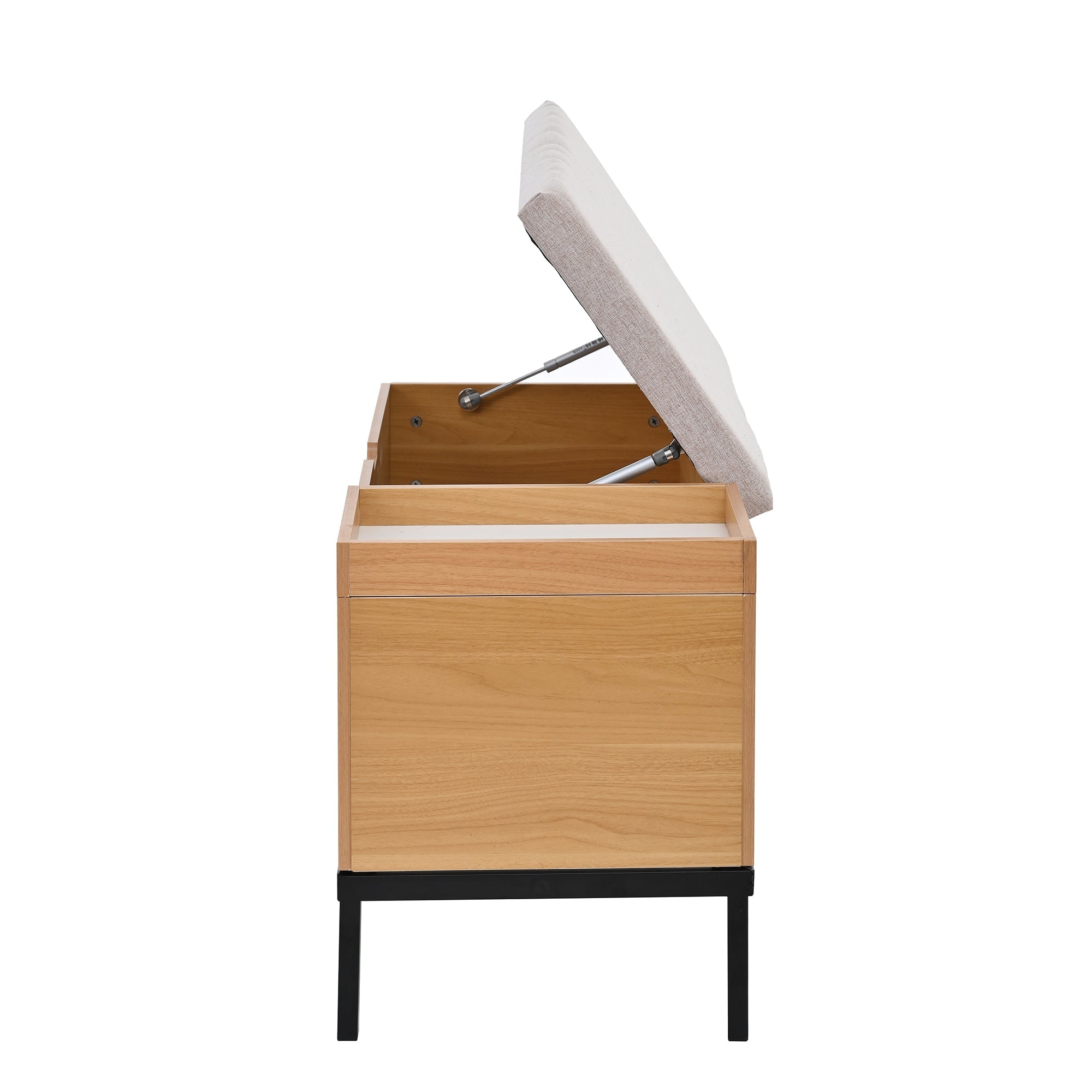 Logidon schoenenbank opbergbank naturel 115 x 40 x 49,5 cm