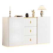 Logidon LED sideboard 150 cm white RGB lighting 2 doors