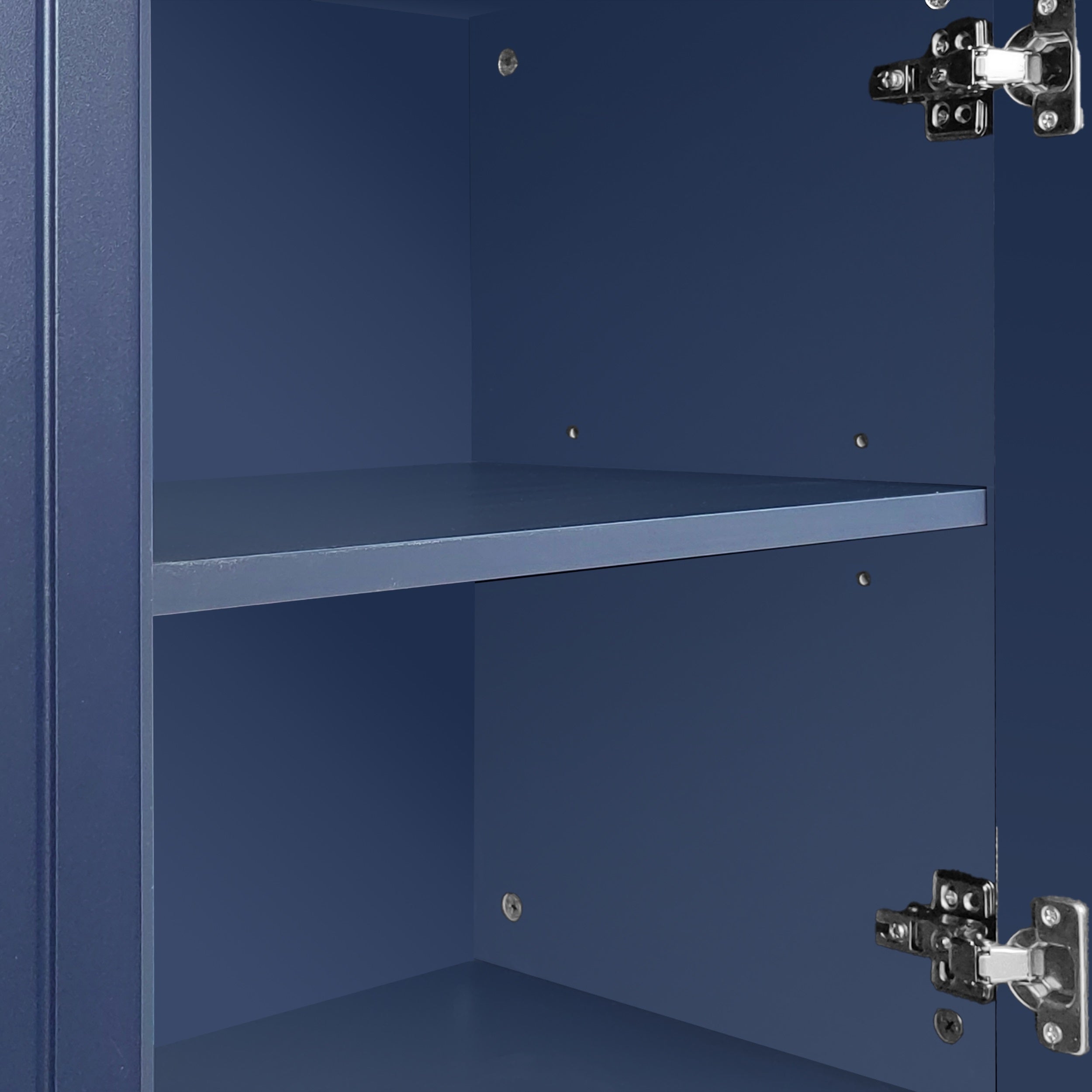 Logidon marineblauw dressoir met 3 deuren en verstelbare planken