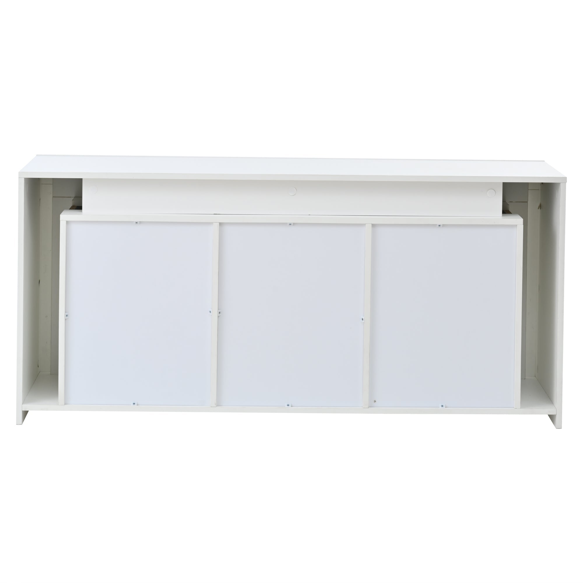 Logidon wit hoogglans dressoir 140x40x65 cm met LED verlichting