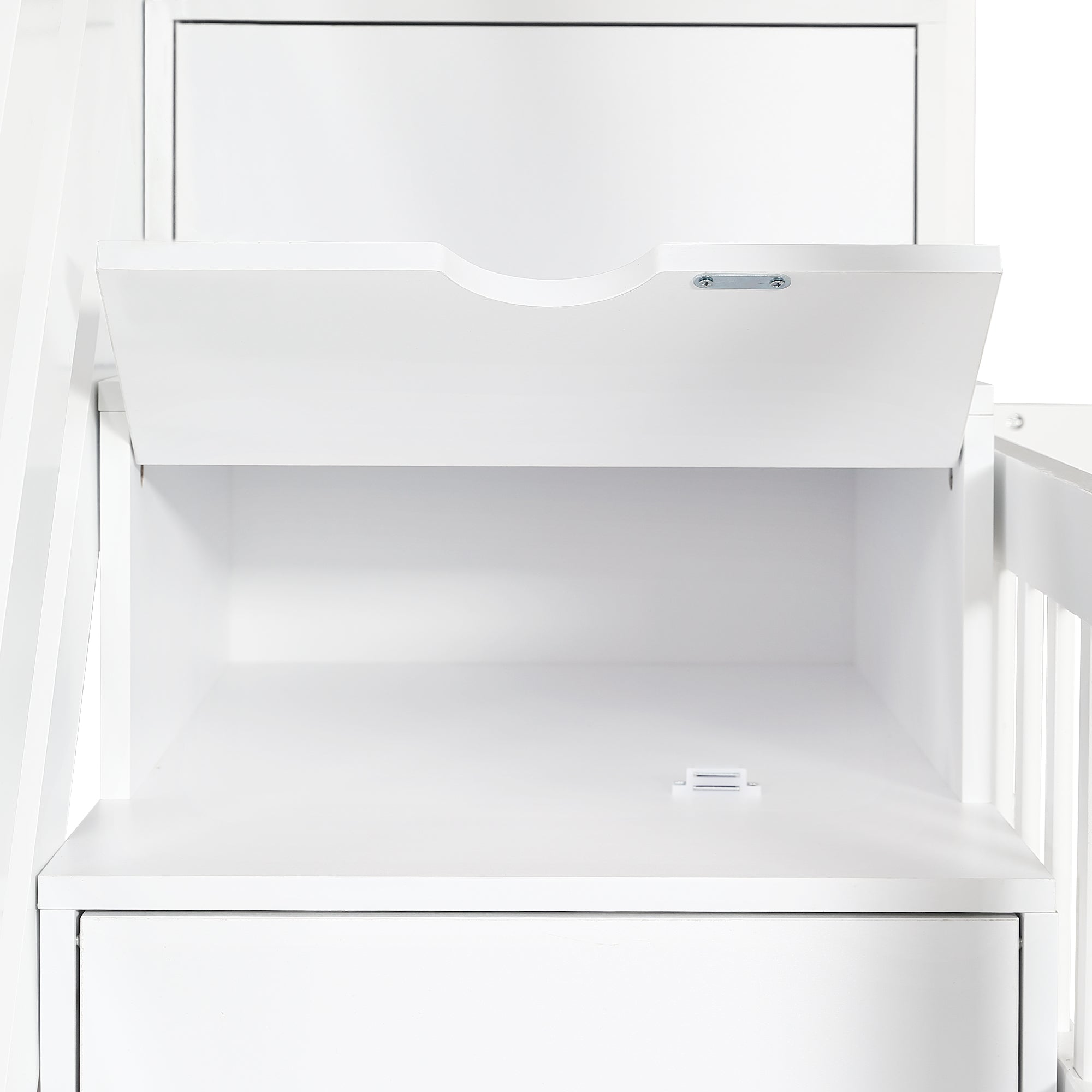 Logidon stapelbed kinderbed wit naturel 90x200 cm met raam