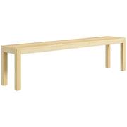 Logidon bank 3-zits massief hout naturel grenen 175x33x45 cm