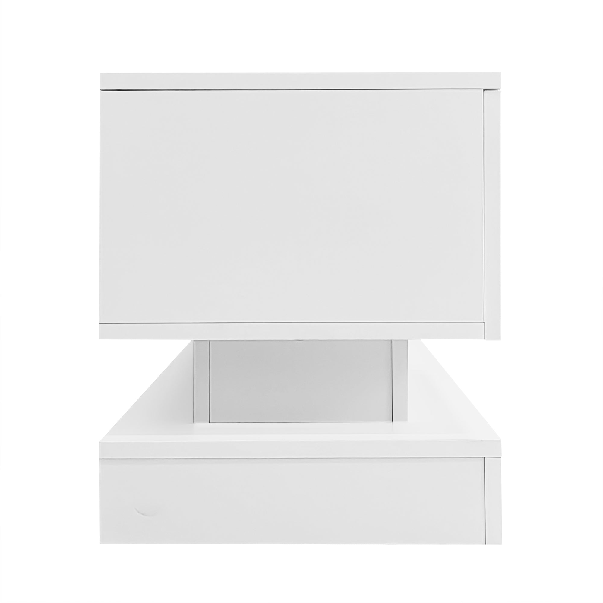 Logidon wit TV-meubel 160 cm met LED-verlichting app bediening