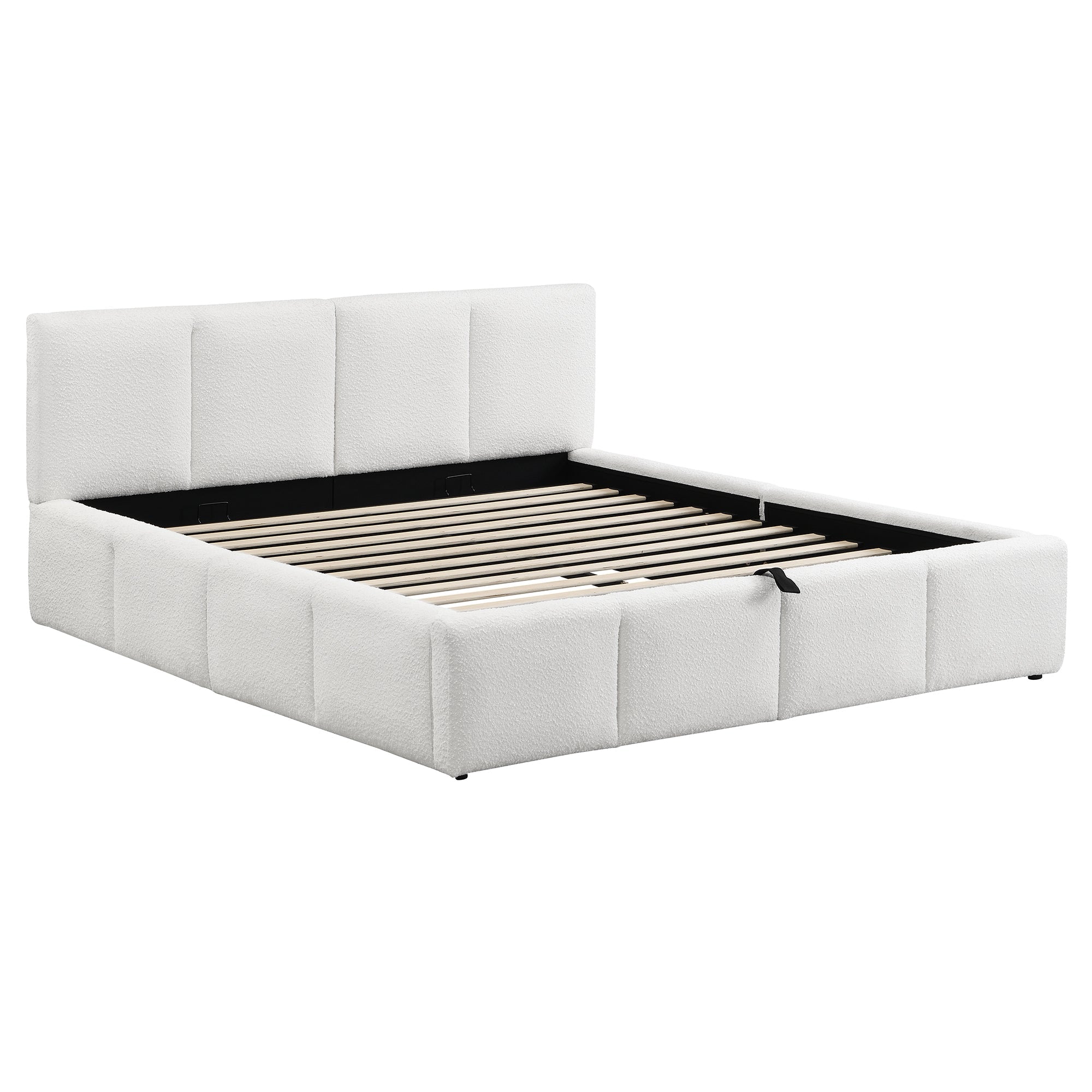 Logidon gestoffeerd bed 180x200 hydraulisch functioneel bed met opbergruimte