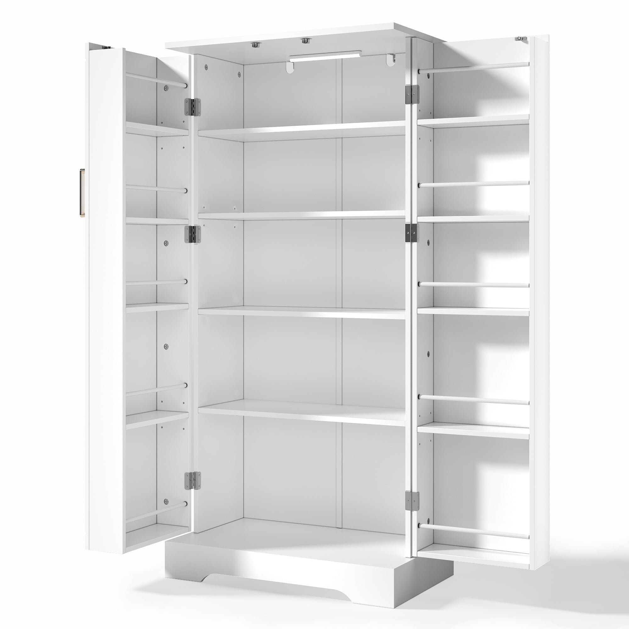 Logidon keukenkast wit 60x35x128 cm met LED sensorlicht