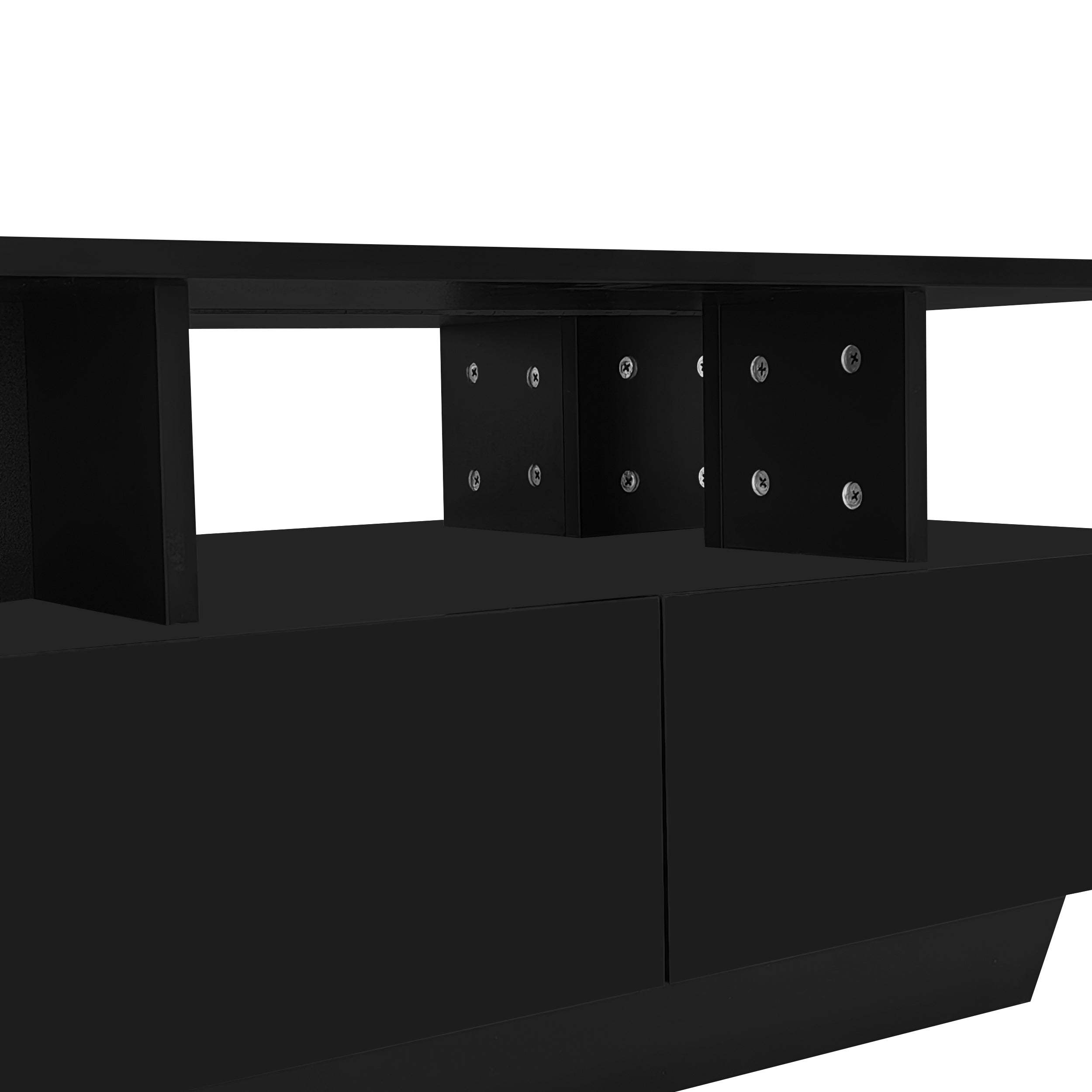 Logidon LED-verlichting salontafel met 2 lades 90x55x41 cm