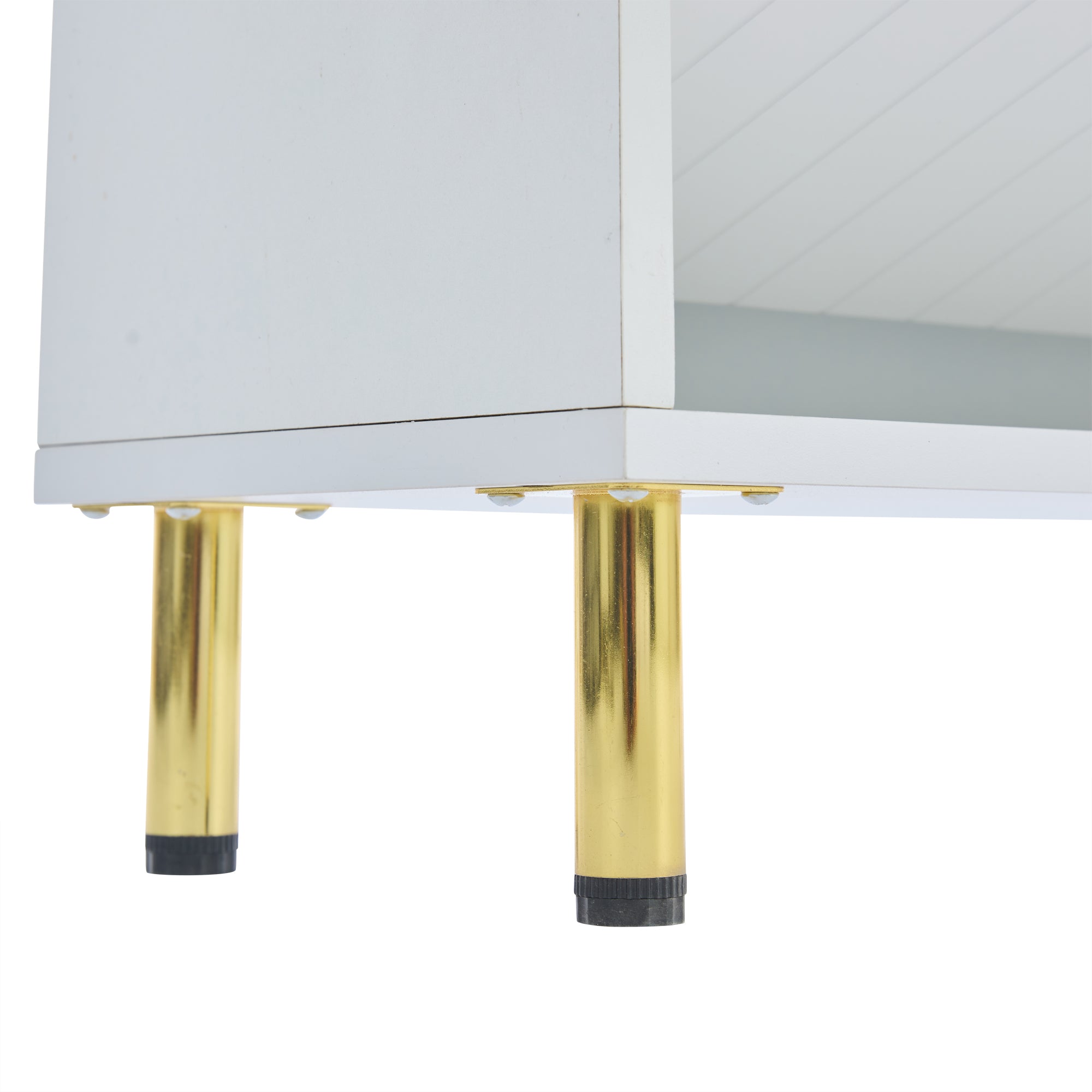 Logidon schoenenkast wit 3 kleppen, 6 vakken, 80x23x123 cm