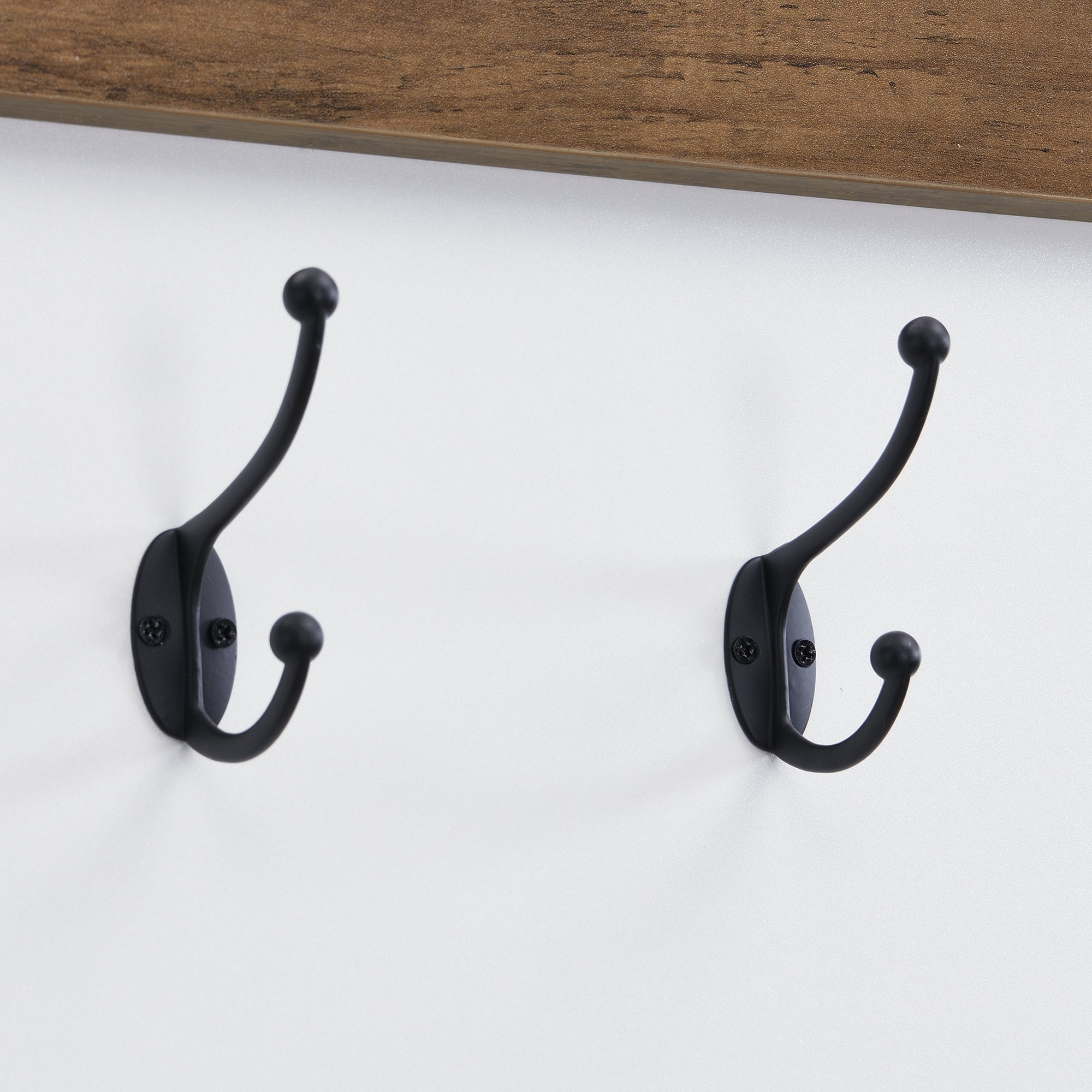 Logidon Kledingkastset Met Spiegel, Haken En Laden Wit 110x38x191 cm