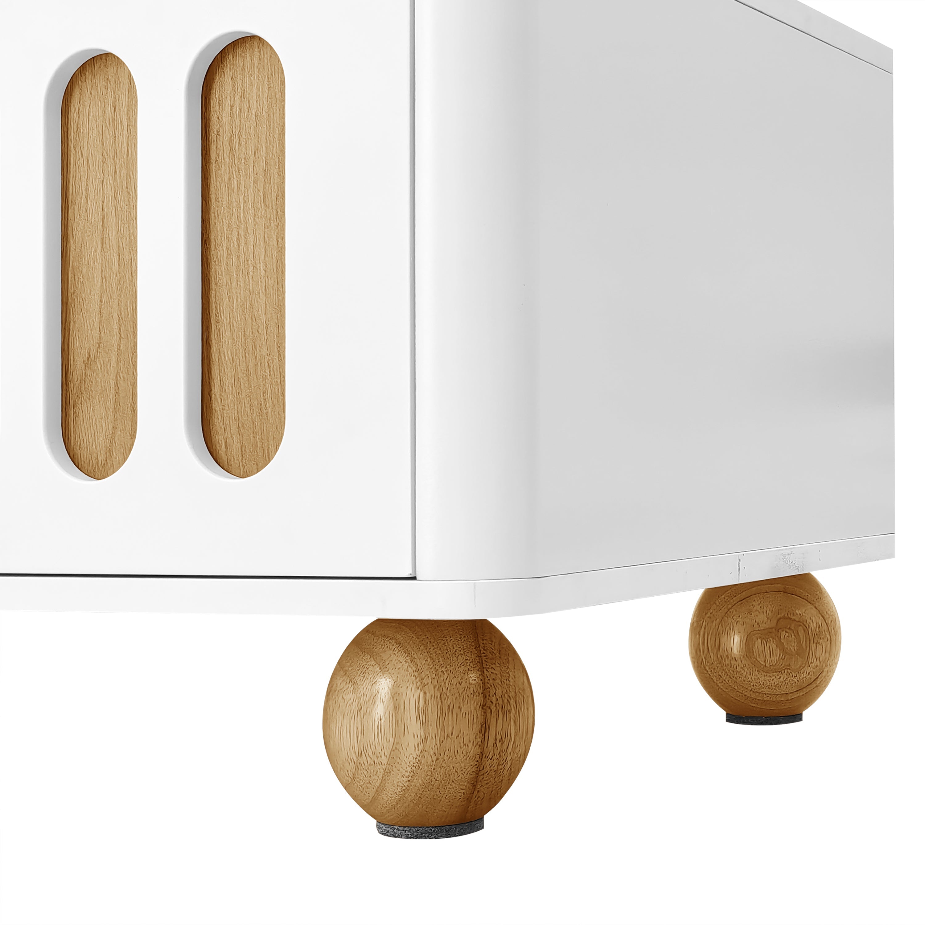 Logidon Moderne Salontafel 105x50x40 Cm Wit Houtlook LED Verlichting