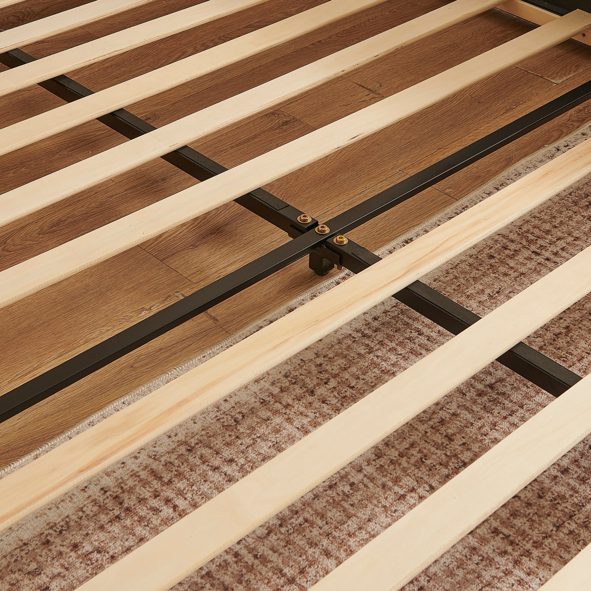 Logidon tweepersoonsbed 160x200 cm Donkergrijze chenille bekleding