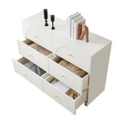 Logidon chest of drawers with 6 drawers white H82 W120 D40 cm