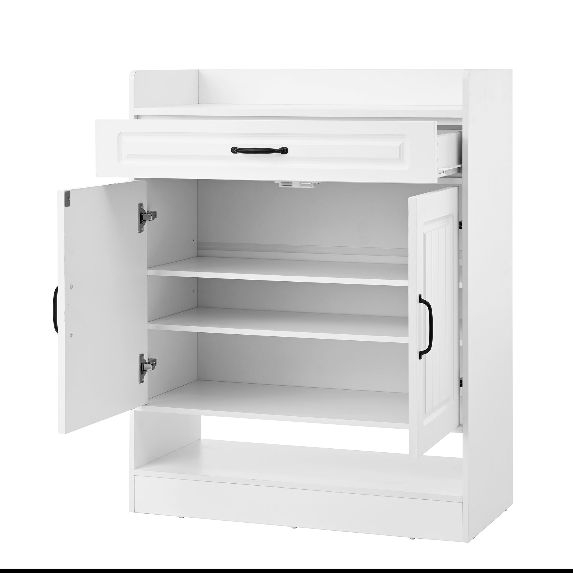 Logidon shoe cabinet white 75x36x95.5 cm with adjustable shelves