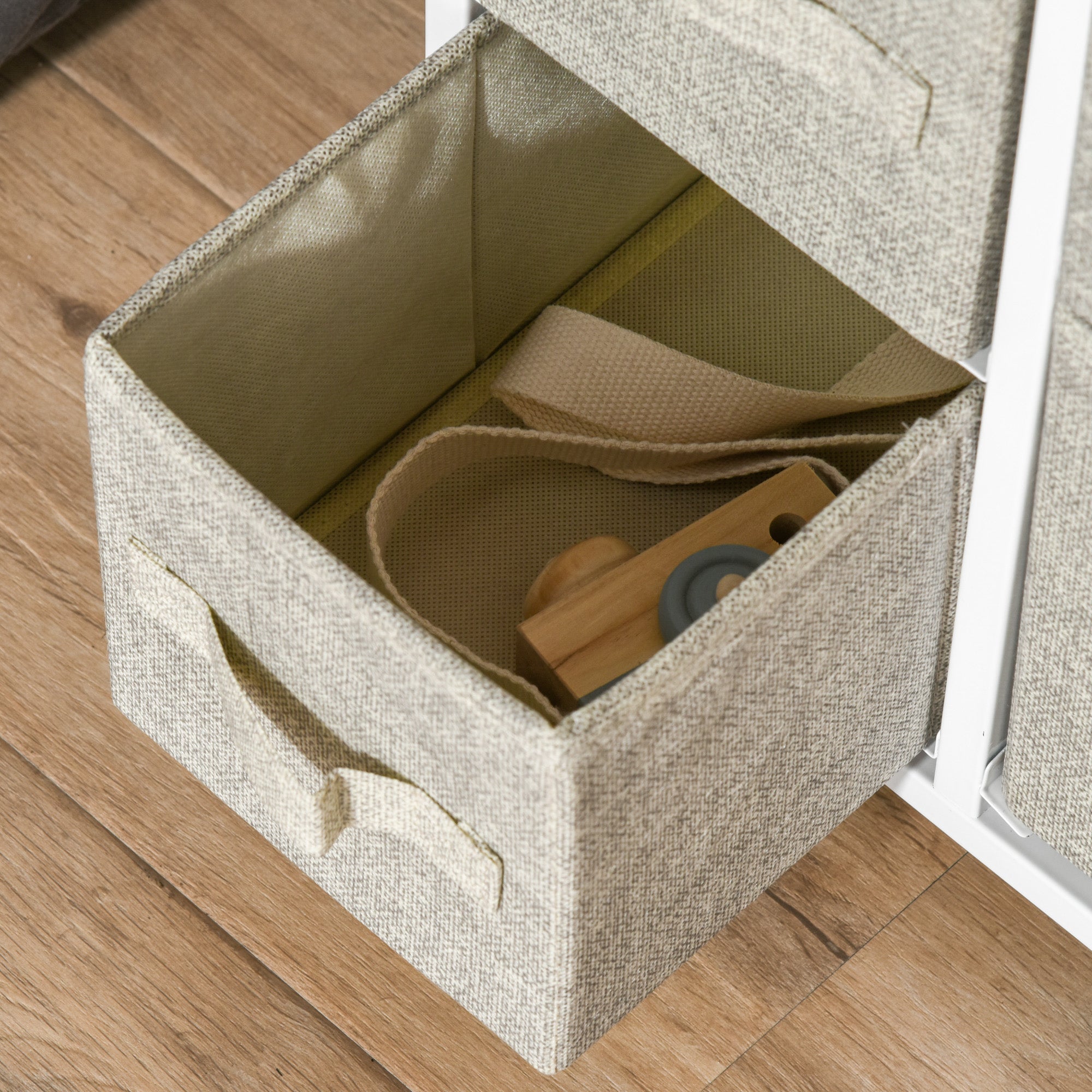 Logidon ladekast 7 stoffen lades lichtgrijs 63,5x30x71 cm