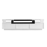 Logidon Elegant hoogglans TV-meubel wit 160x39x42cm met LED