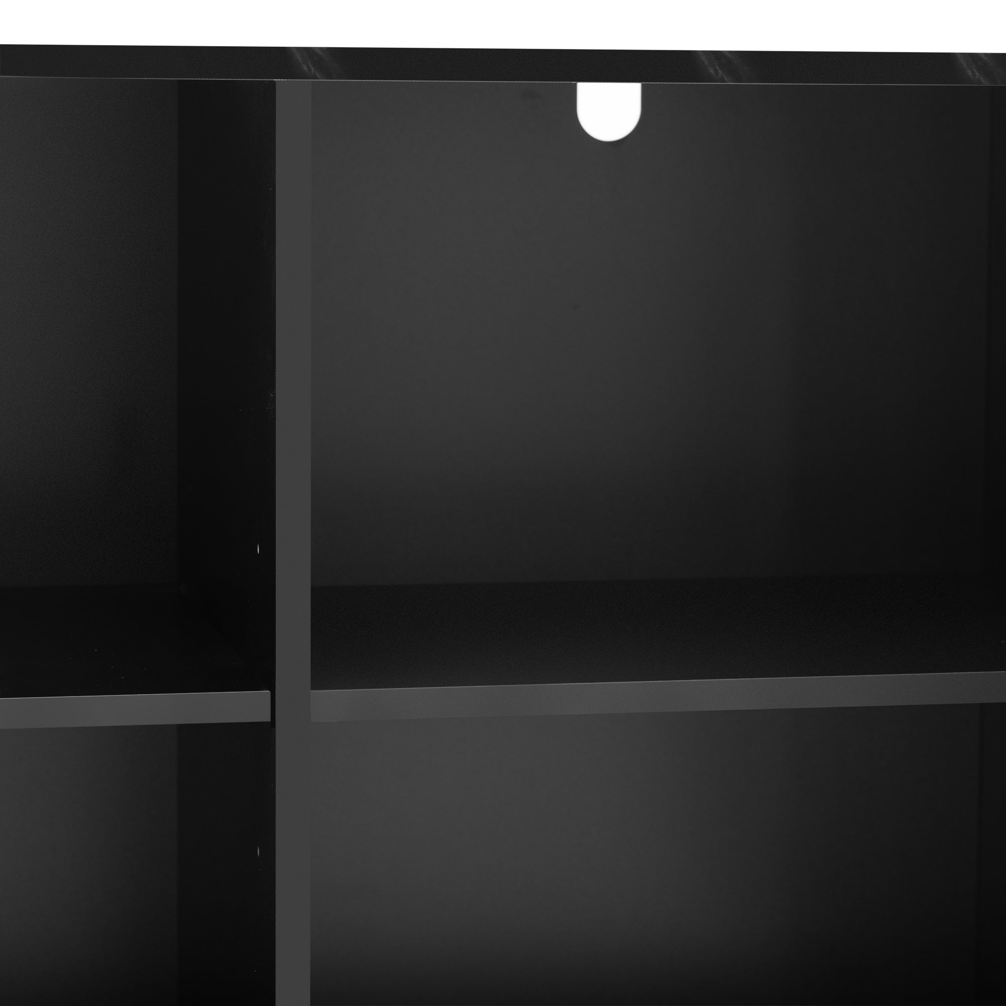 Logidon dressoir 3 deuren zwart MDF met marmerlook 140x40x78