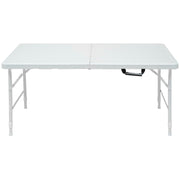 Logidon klaptafel 125 cm wit robuust stalen frame opklapbaar ontwerp