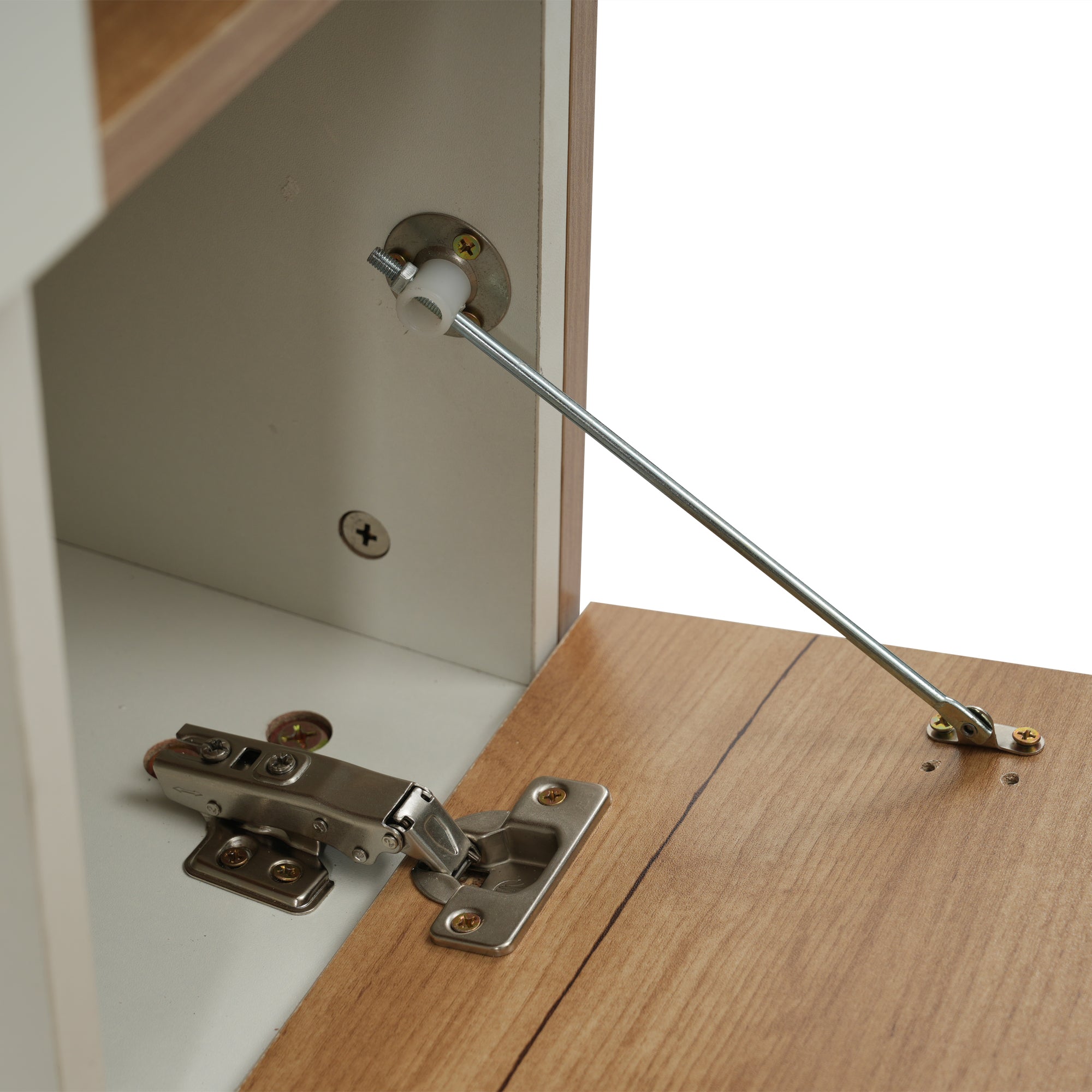 Logidon dressoir hoogglans wit 130x40x70 cm met opbergruimte