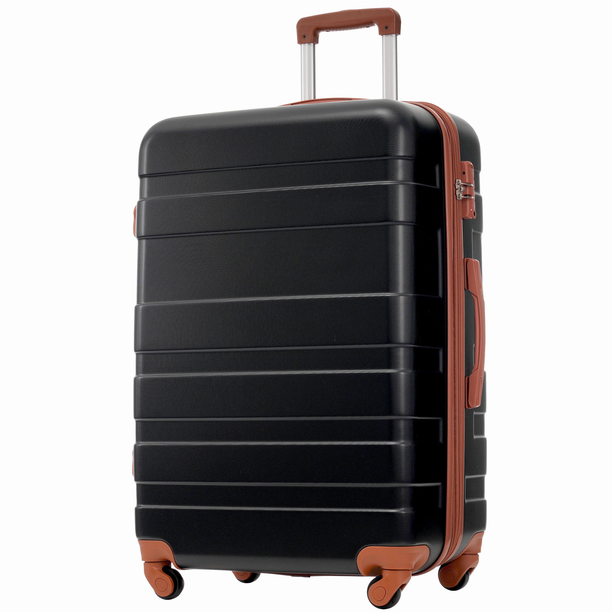 Logidon Hardshell Koffer 20 Inch Handbagage 4 Wielen Zwart