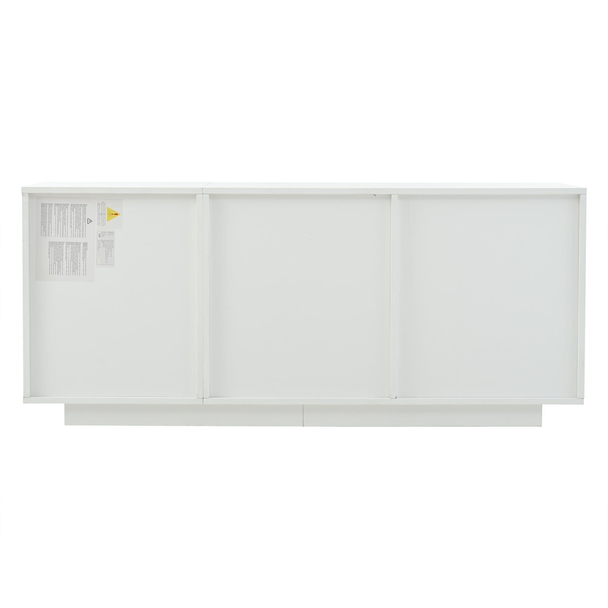 Logidon 140 x 40 x 60 cm hoogglans dressoir wit met LED