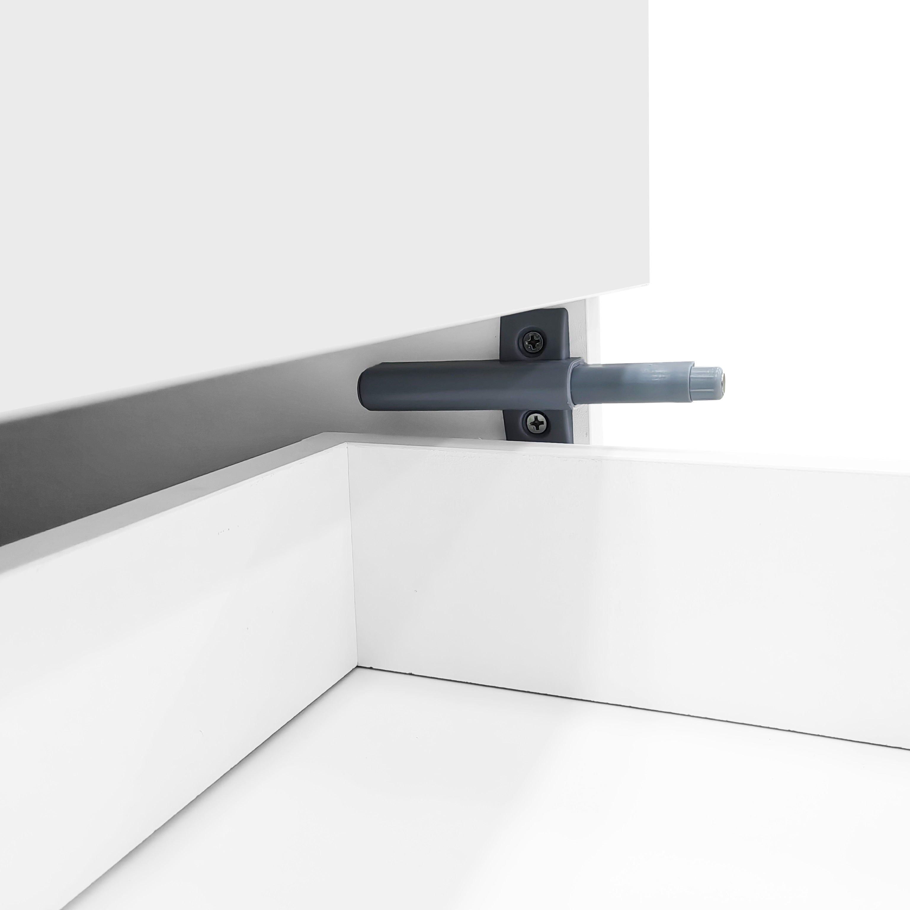 Logidon wit hoogglans dressoir 150x40x80,5 2 deuren 4 lades