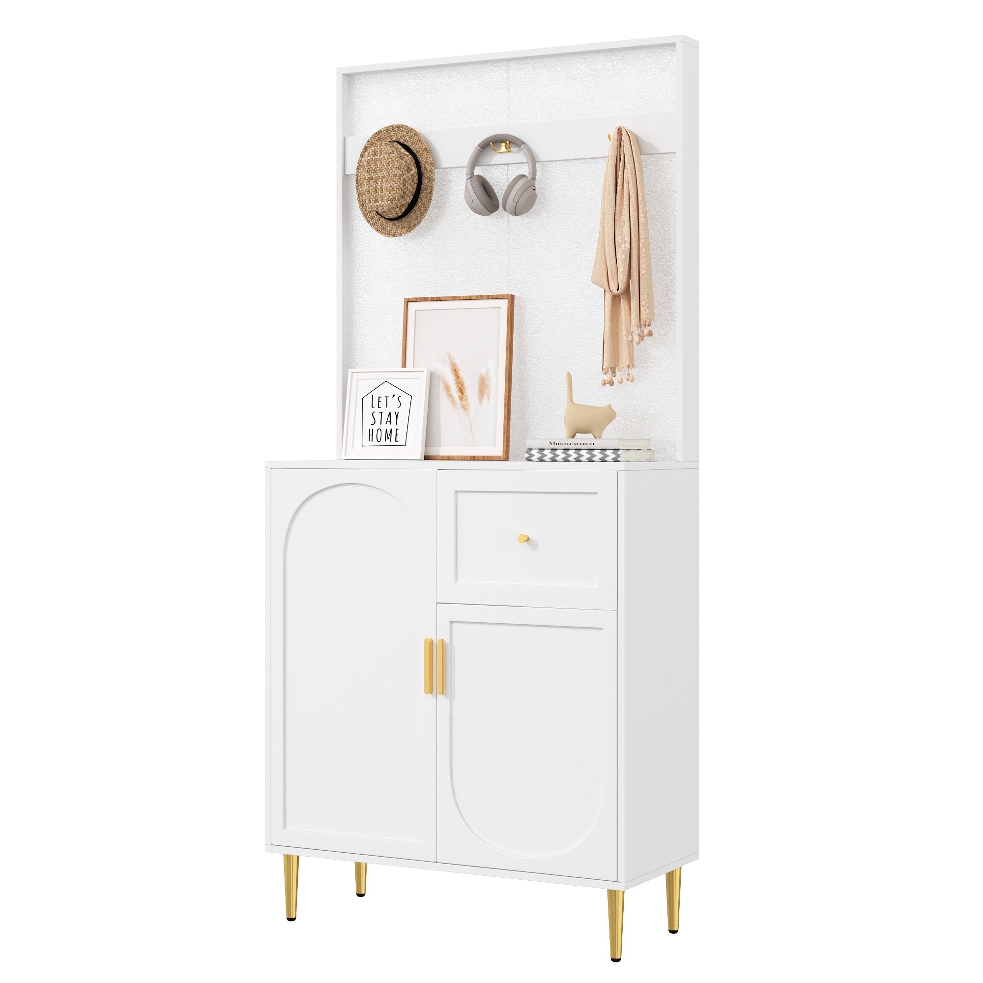 Logidon Kledingkastset Compact Wit MDF 80 x 175,5 x 35 cm