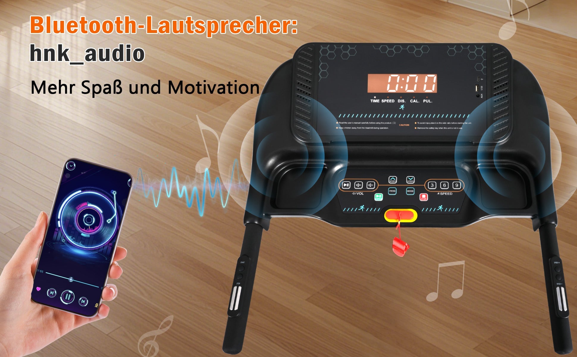 Logidon loopband voor thuis opvouwbare 14 km/u hartslagmeter