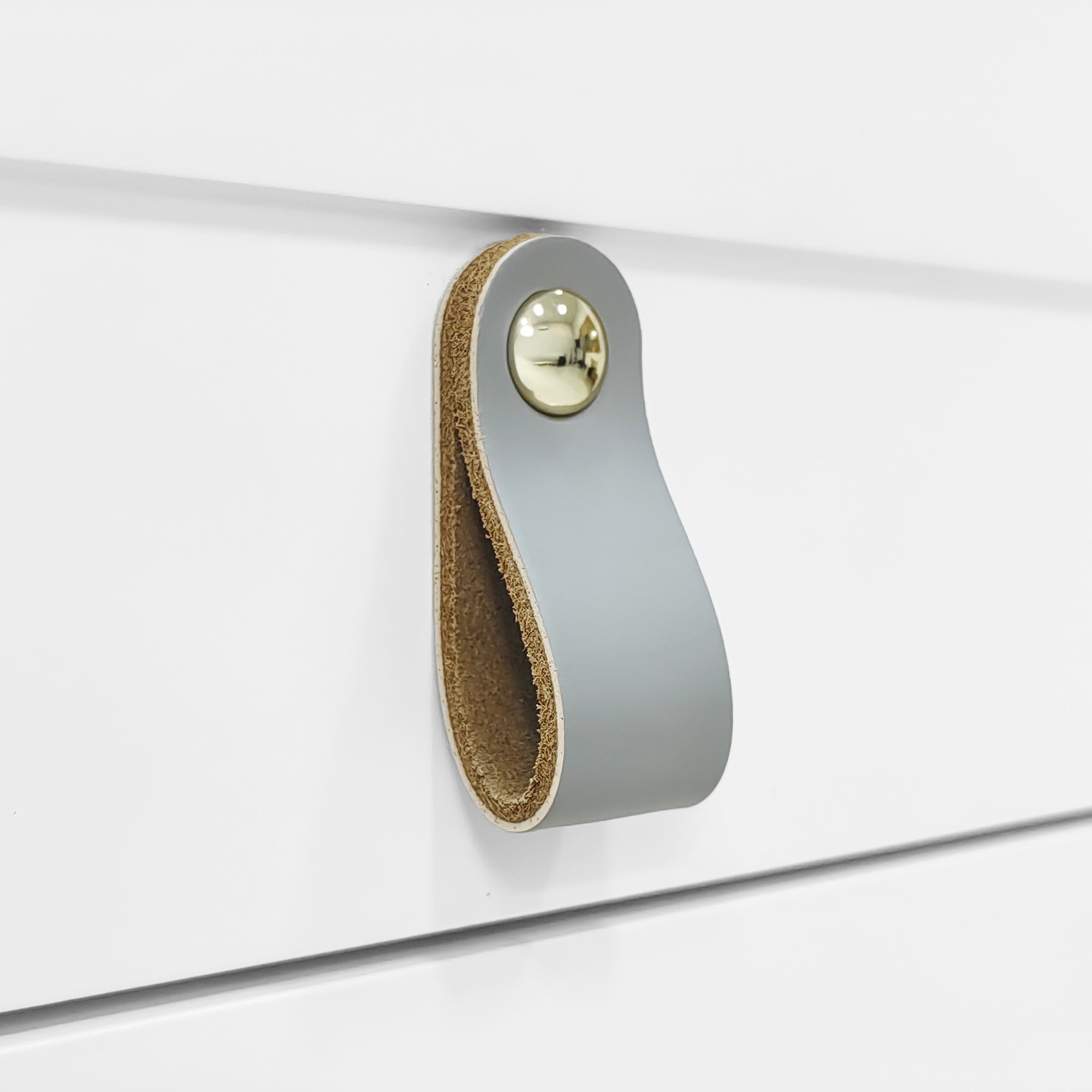 Logidon kaptafel met spiegel en LED-verlichting wit 3 lades