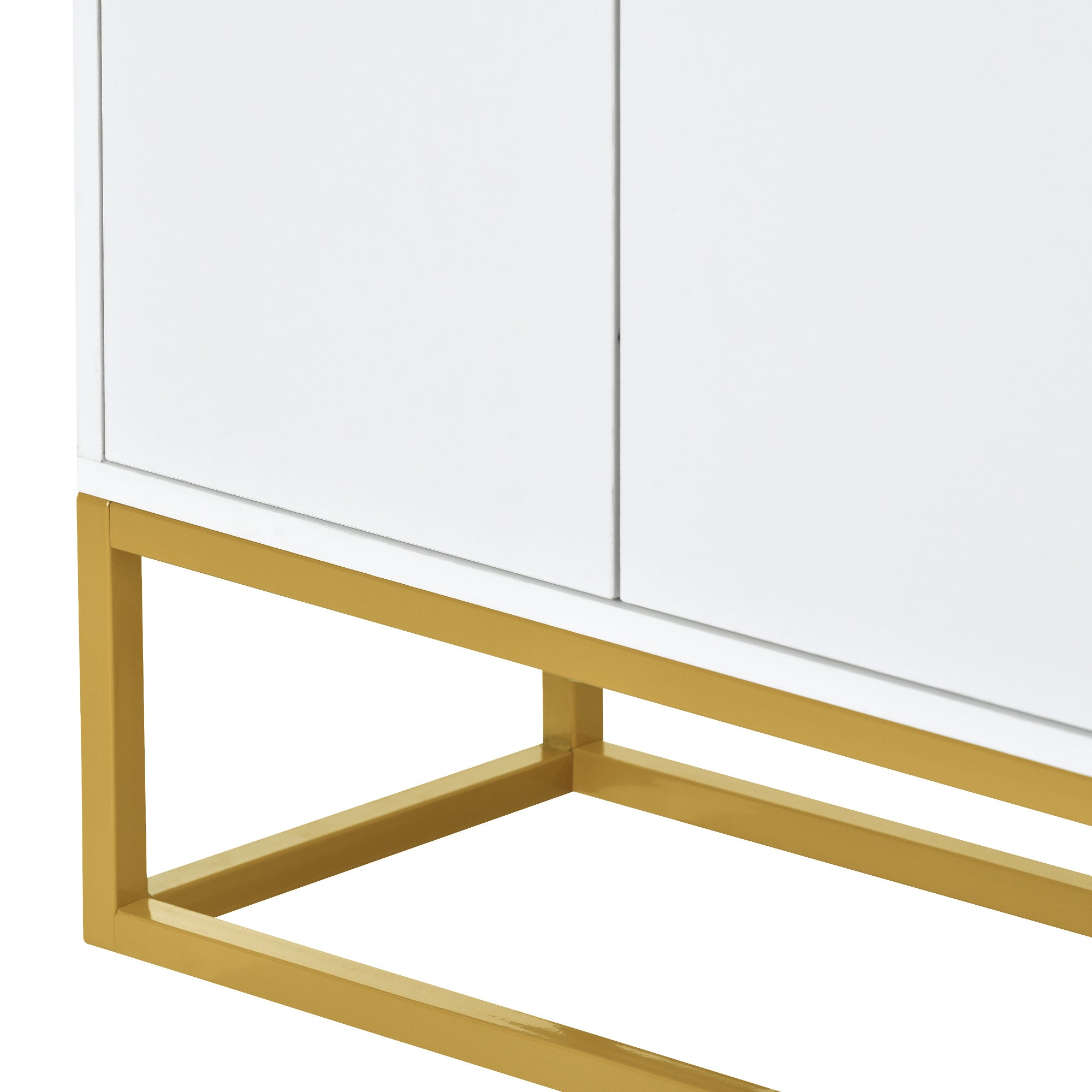 Logidon Dressoir 120 cm Wit Greeploos Vier Deuren Minimalistisch