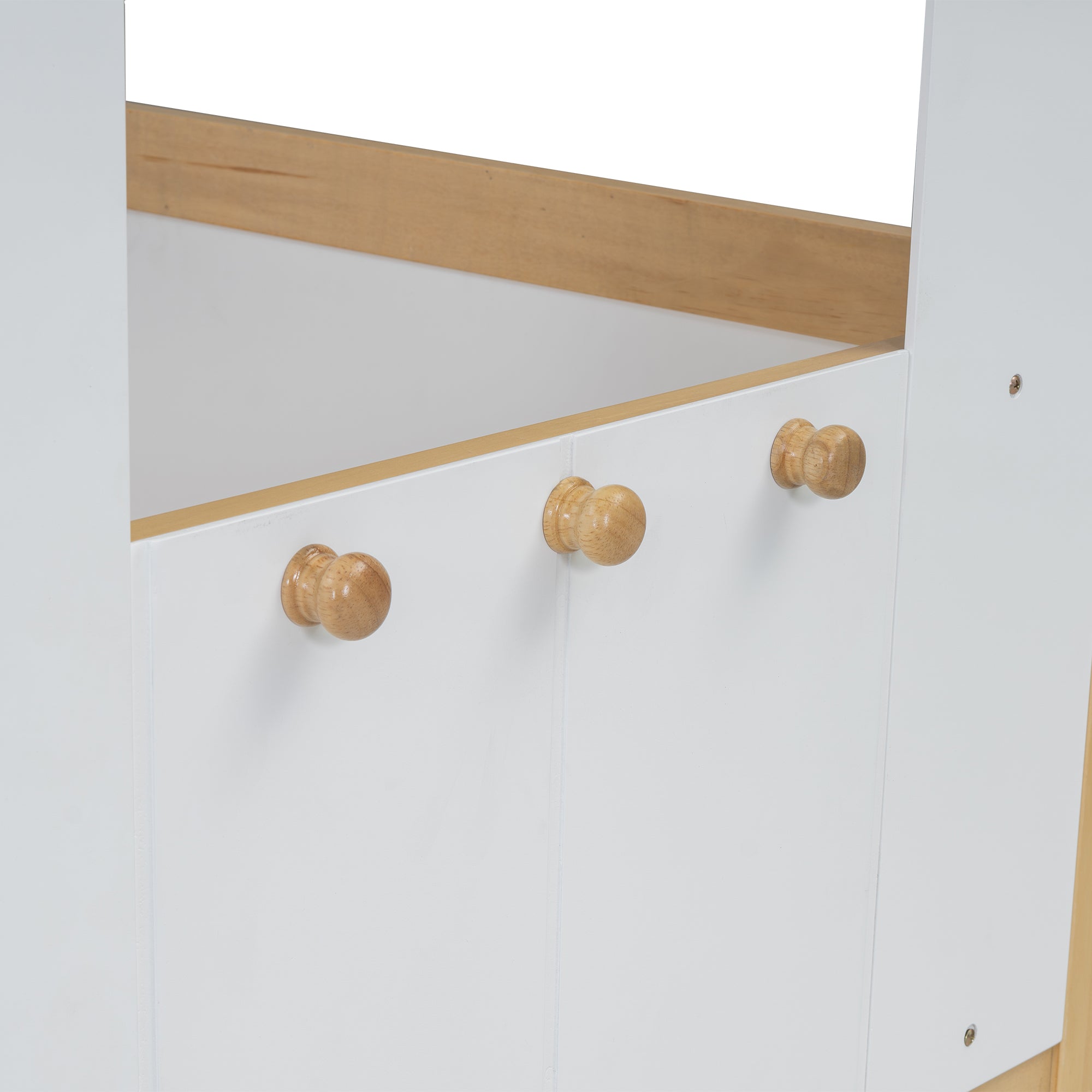 Logidon halfhoog huisbed 90x200 wit naturel met dak