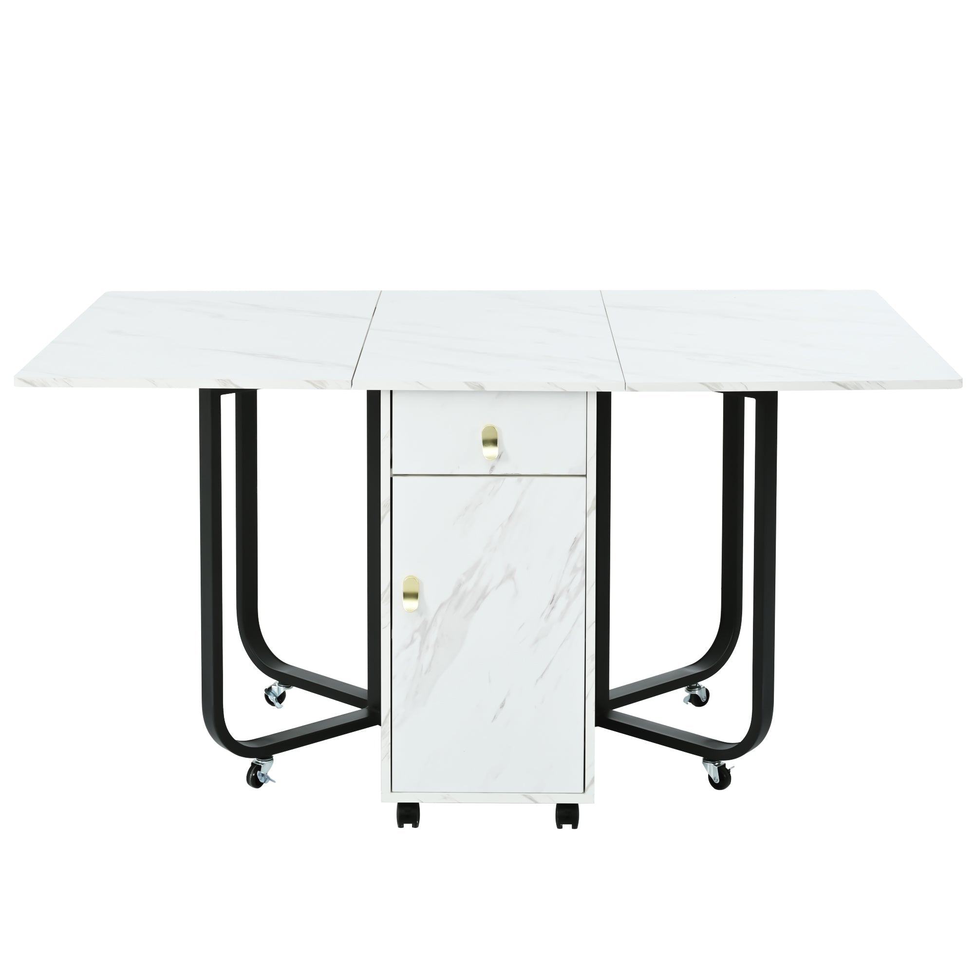 Logidon eettafelset 150x80x76 cm wit MDF vier fluwelen stoelen