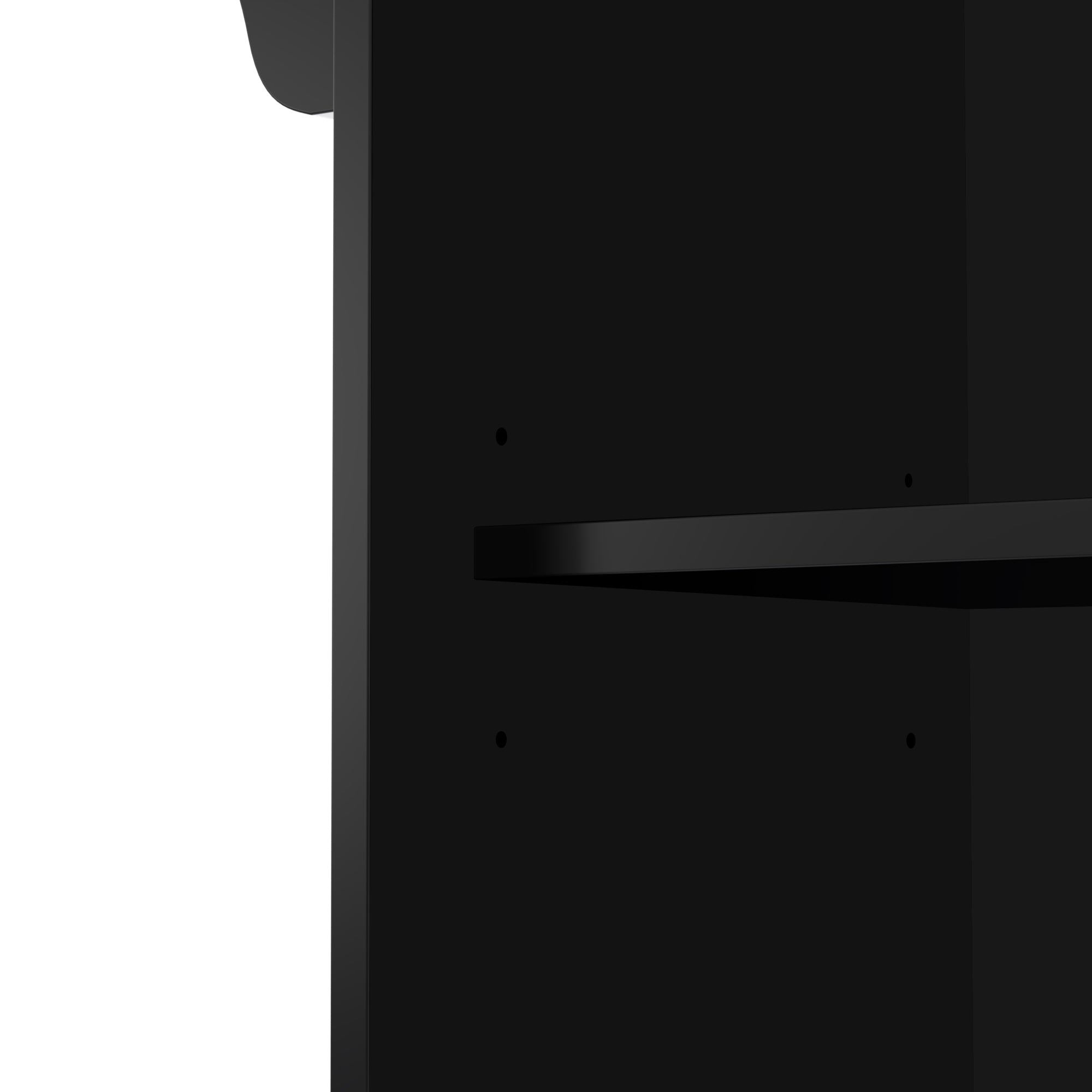Logidon Sideboard Dining Room Trolley 112x70x94 cm Black Folding Plate
