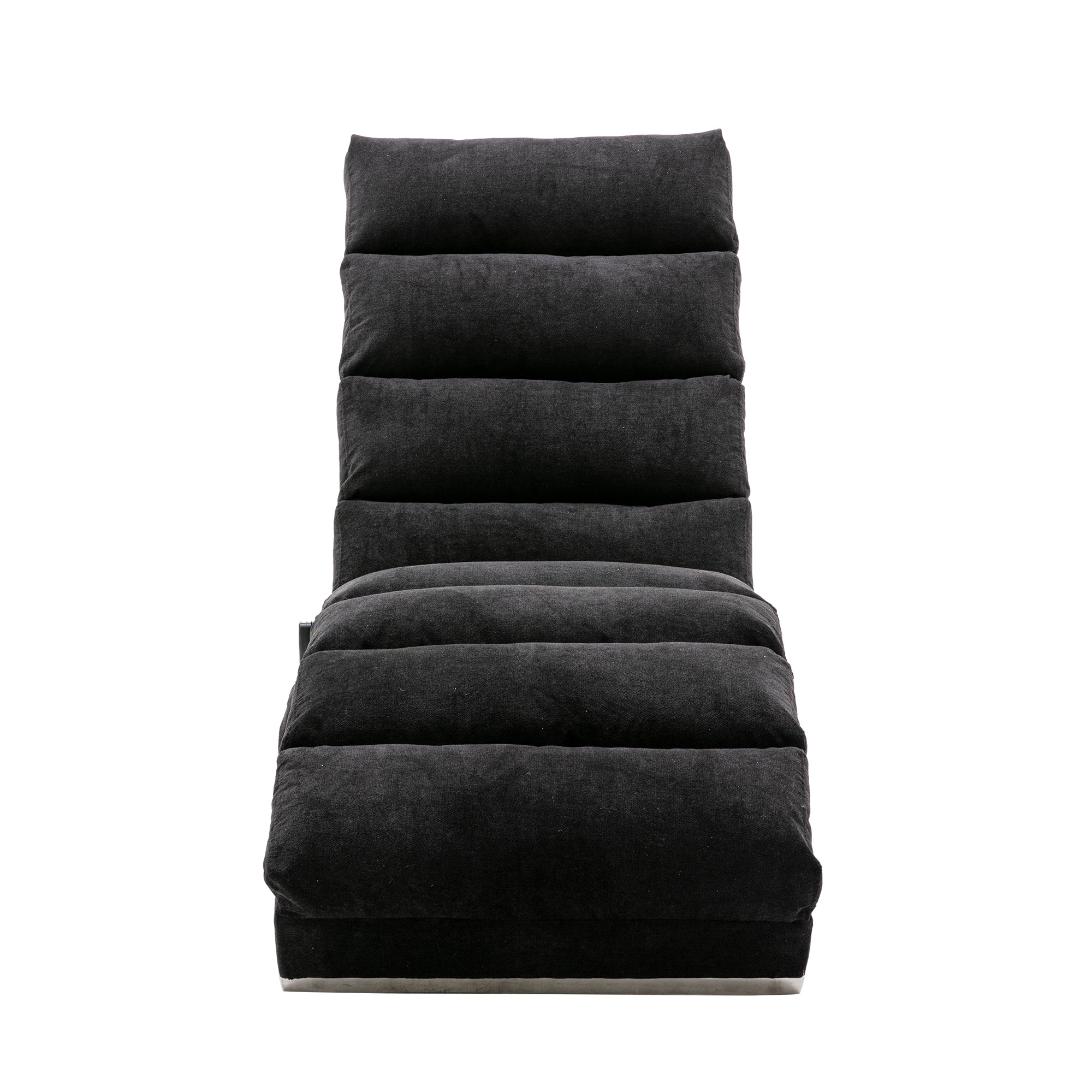 Logidon Elektrische Massage Chaise Longue Zwart met Afstandsbediening